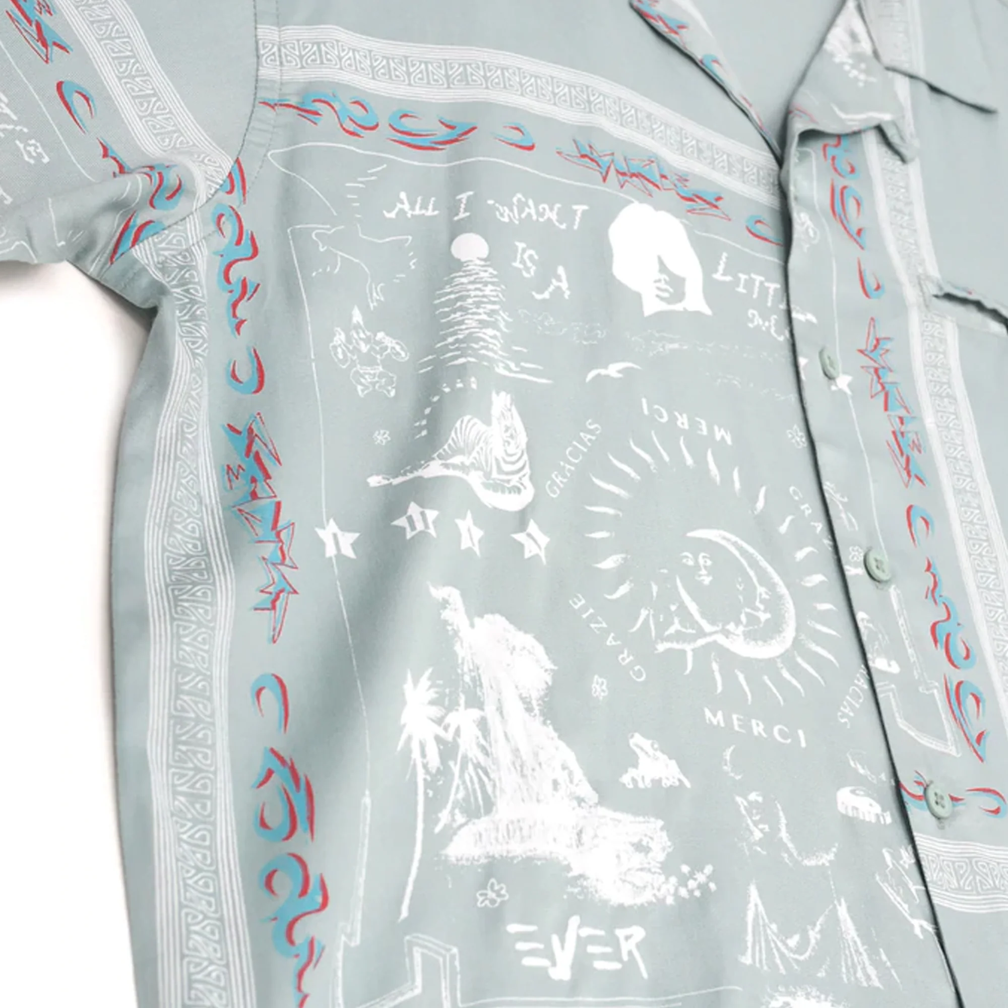 Jungles Mens Bandana Shirt - Image 3