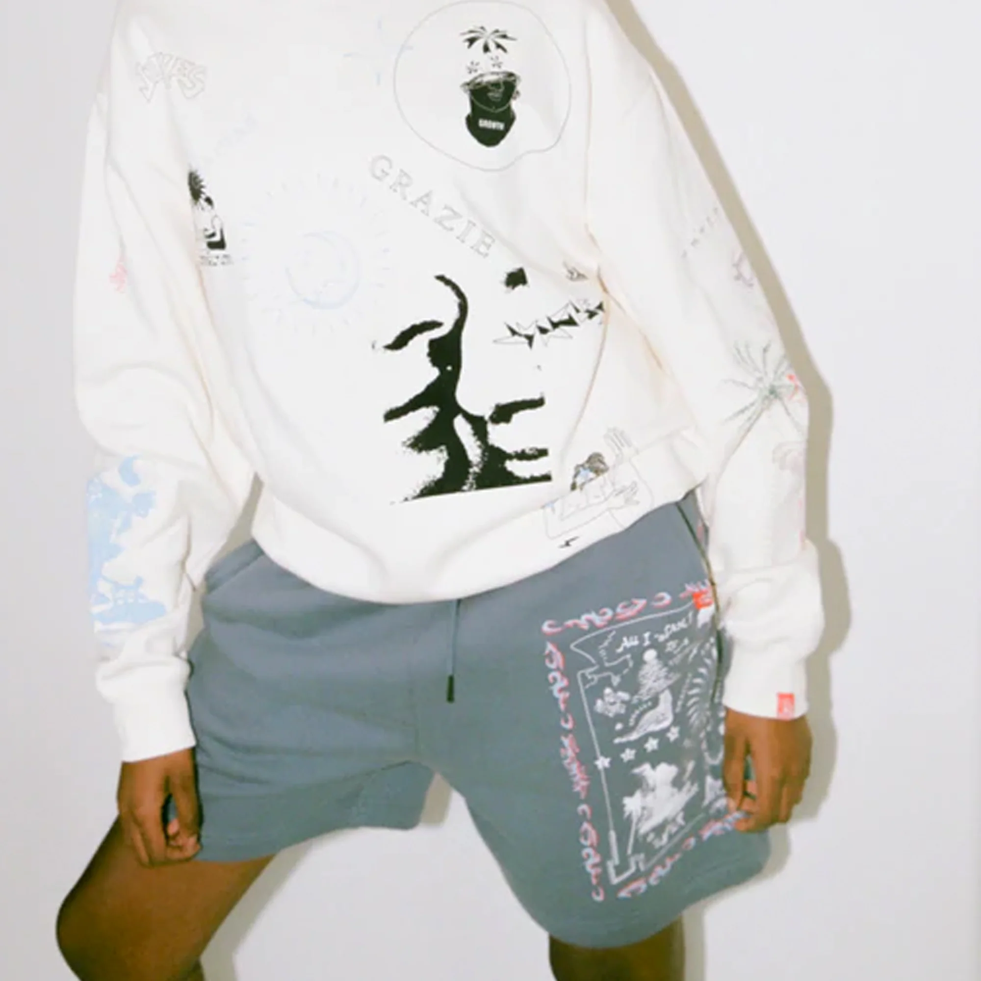Jungles Mens Bandana Sweat Shorts - Image 4