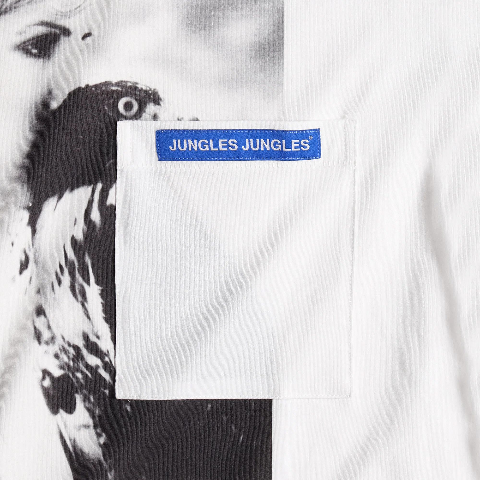 Jungles Mens Eagle Mesh Sleeve Tee - Image 2