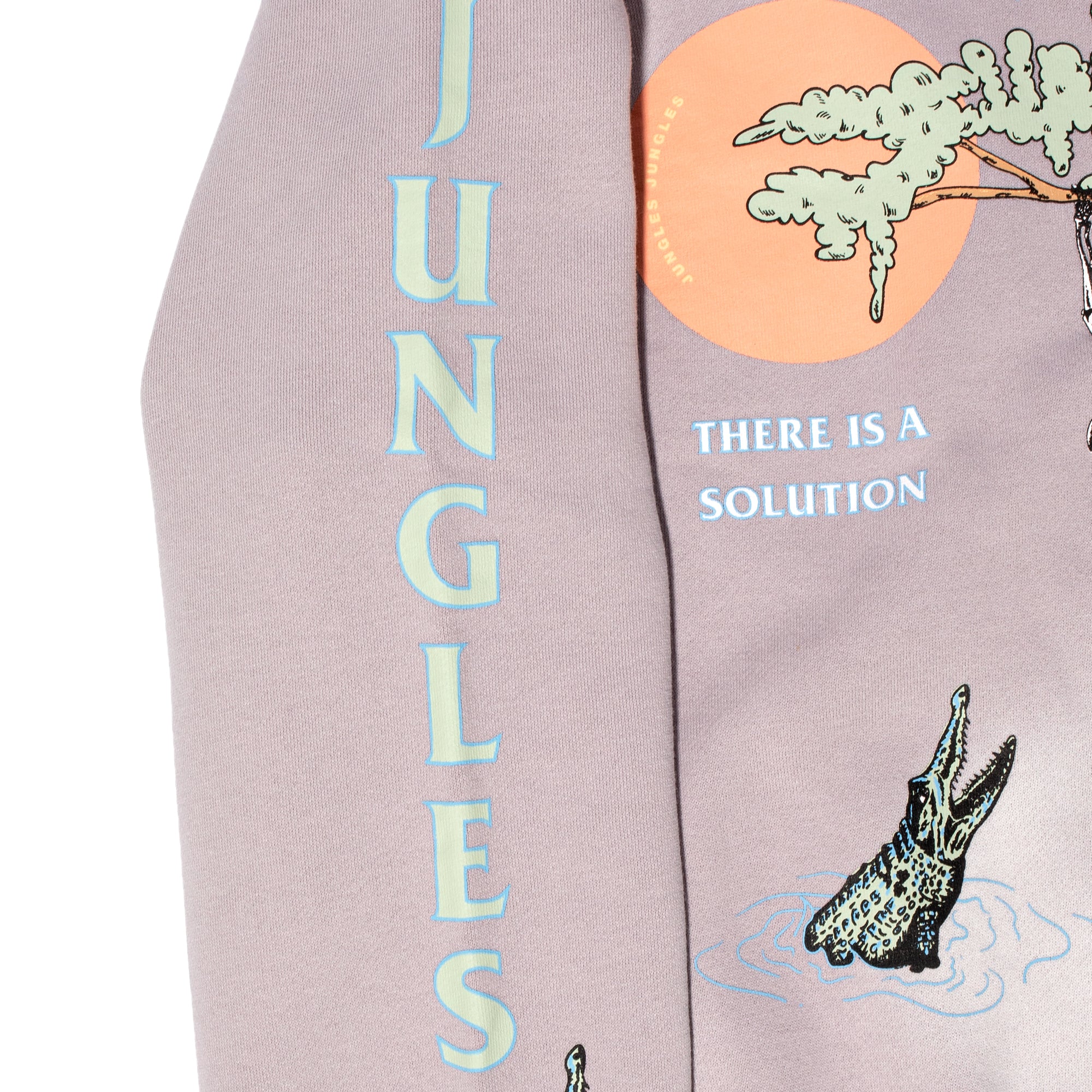 Jungles Mens For Every Problem Hoodie 'Raindrops' - Image 4