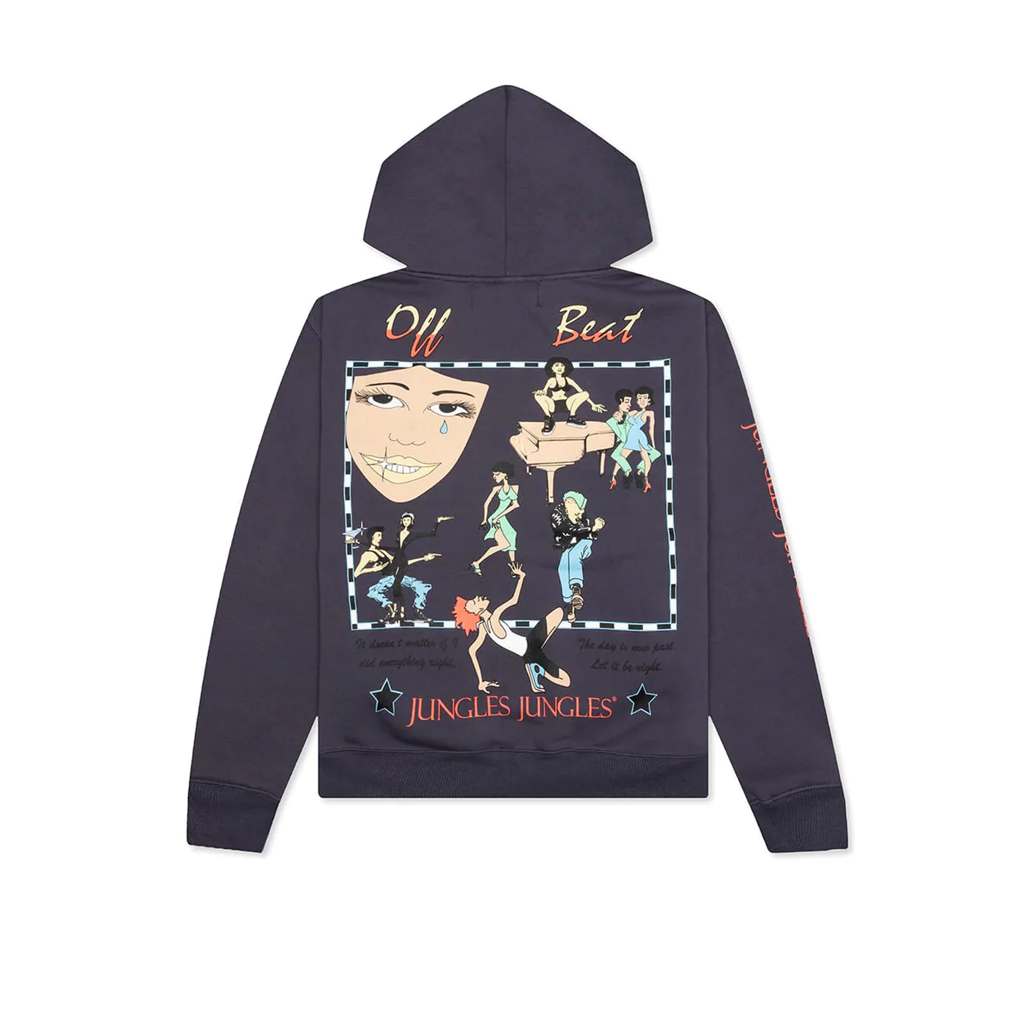 Jungles Mens Off Beat Hoodie - Image 2