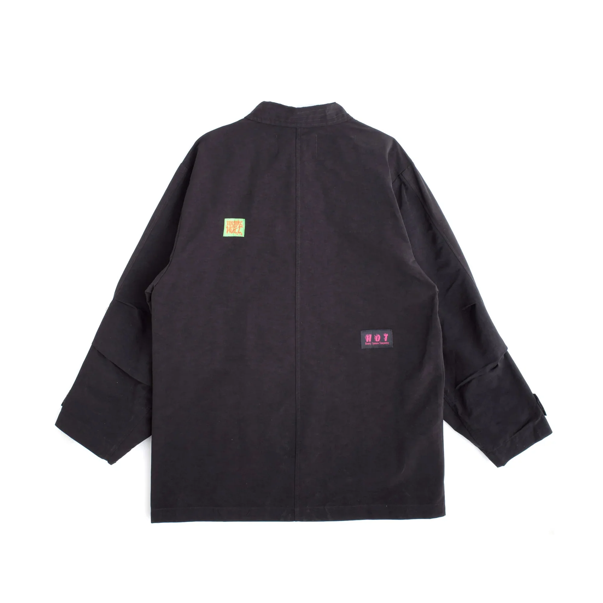 Jungles Mens Patches Parka Jacket - Image 2