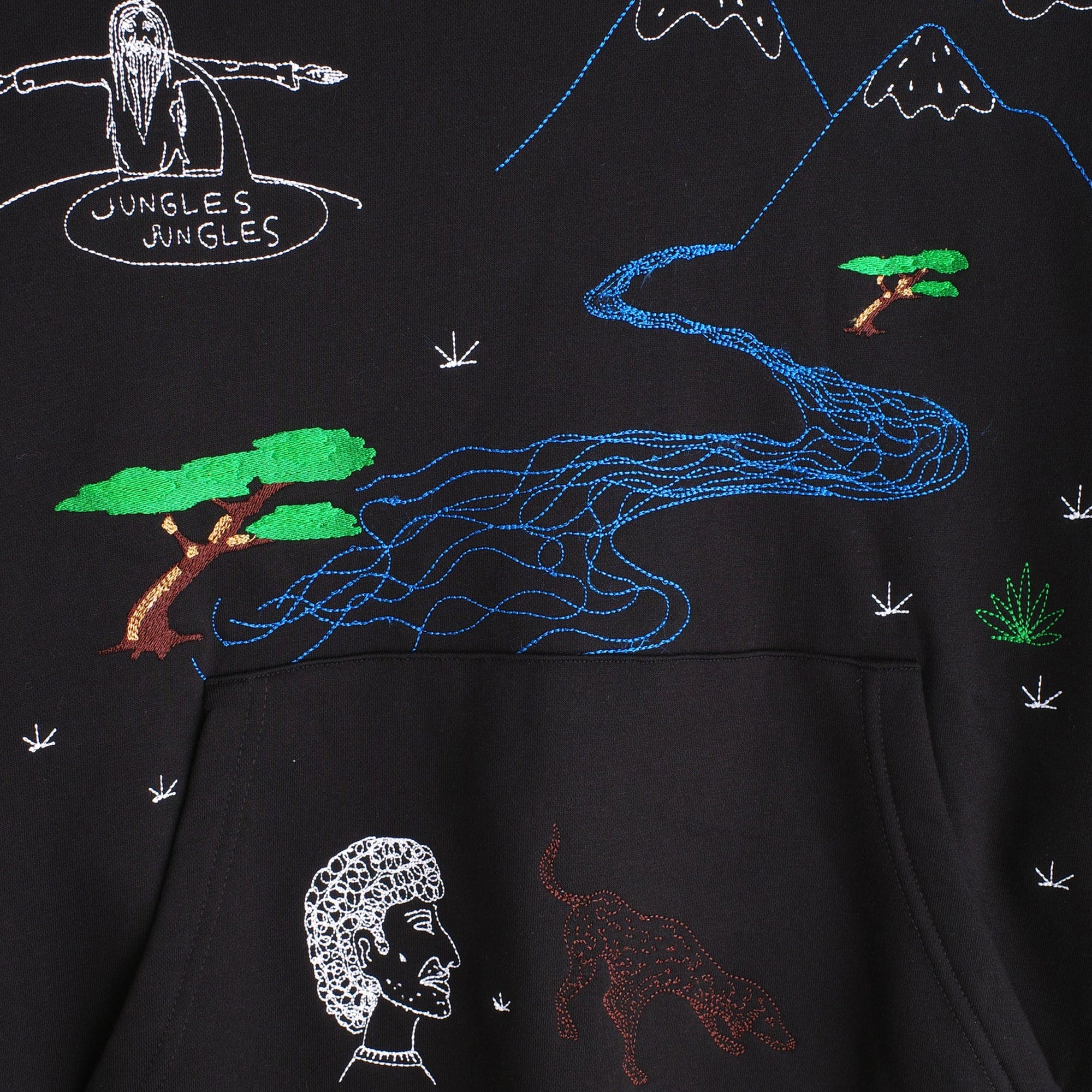 Jungles Mens Questions Hoodie - Image 3