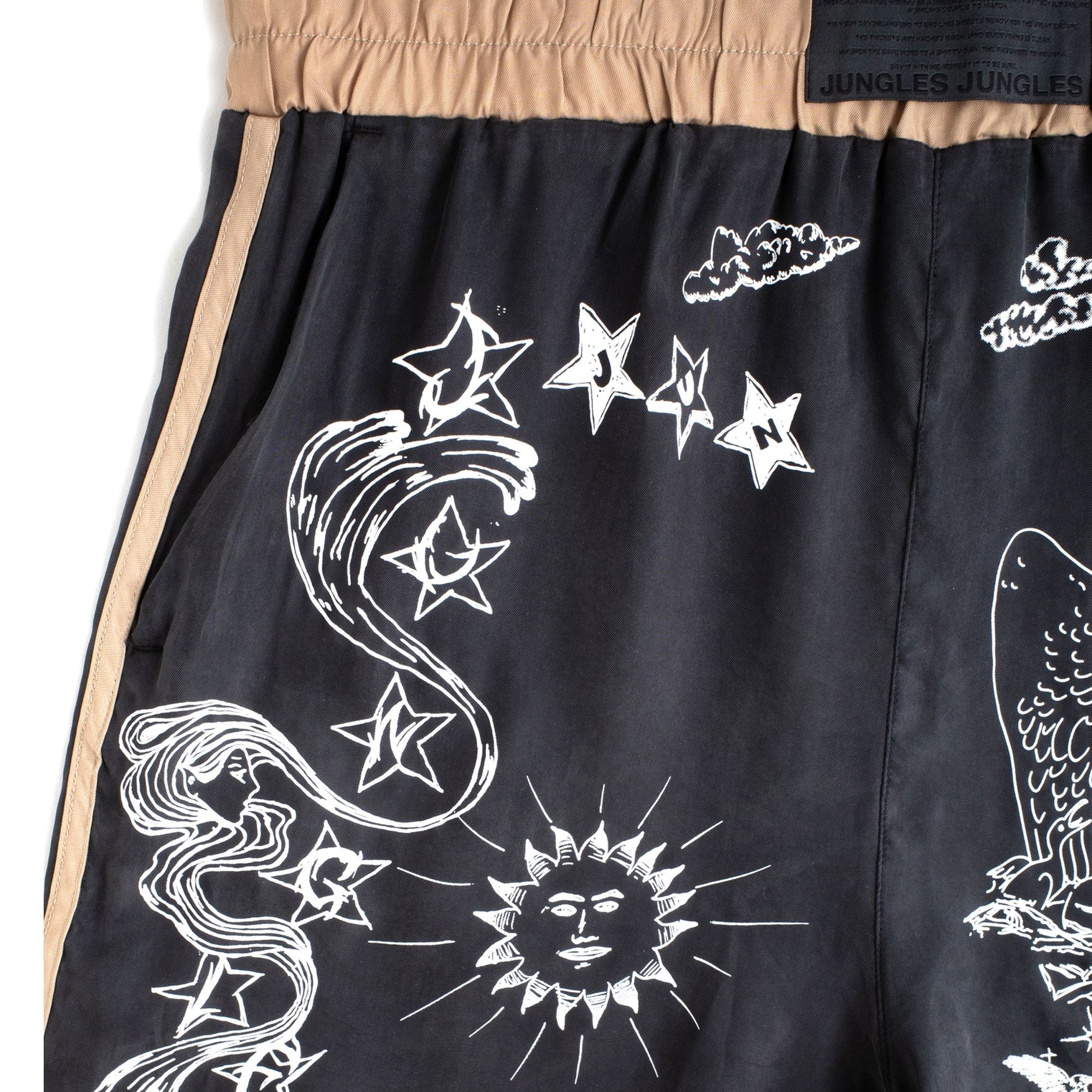 Jungles Mens Scibbles Boxing Shorts - Image 3