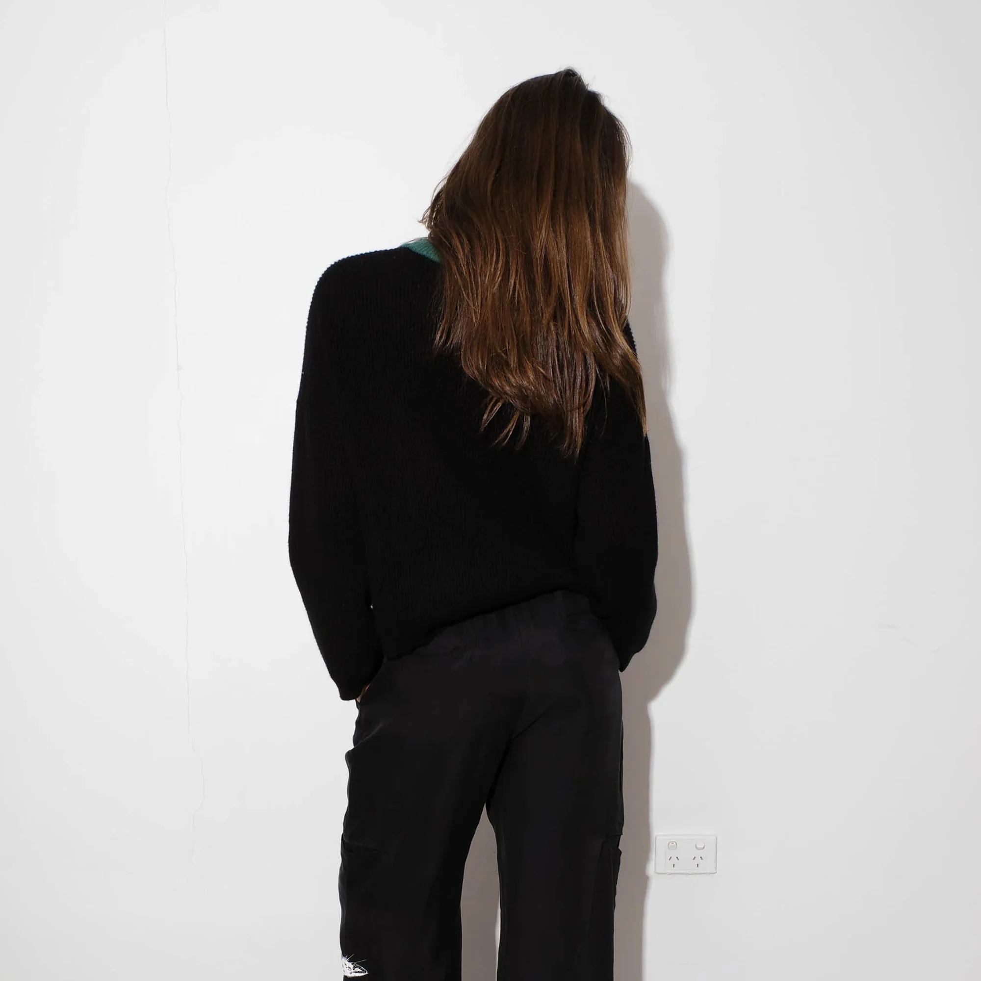 Jungles Mens Slow Down Beaded Knit Sweater - Image 3