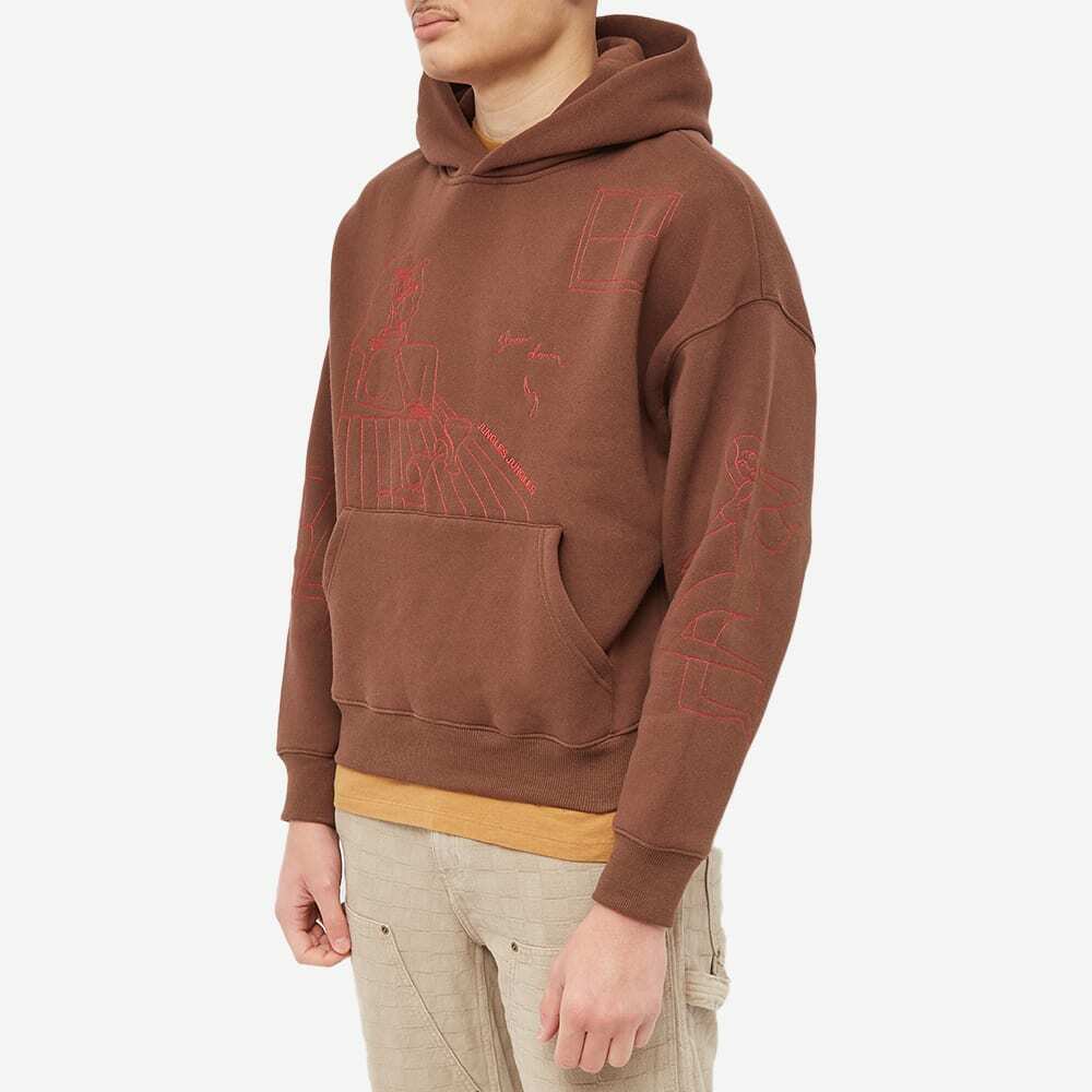 Jungles Mens Slow Down Embroidered Hoodie - Image 2