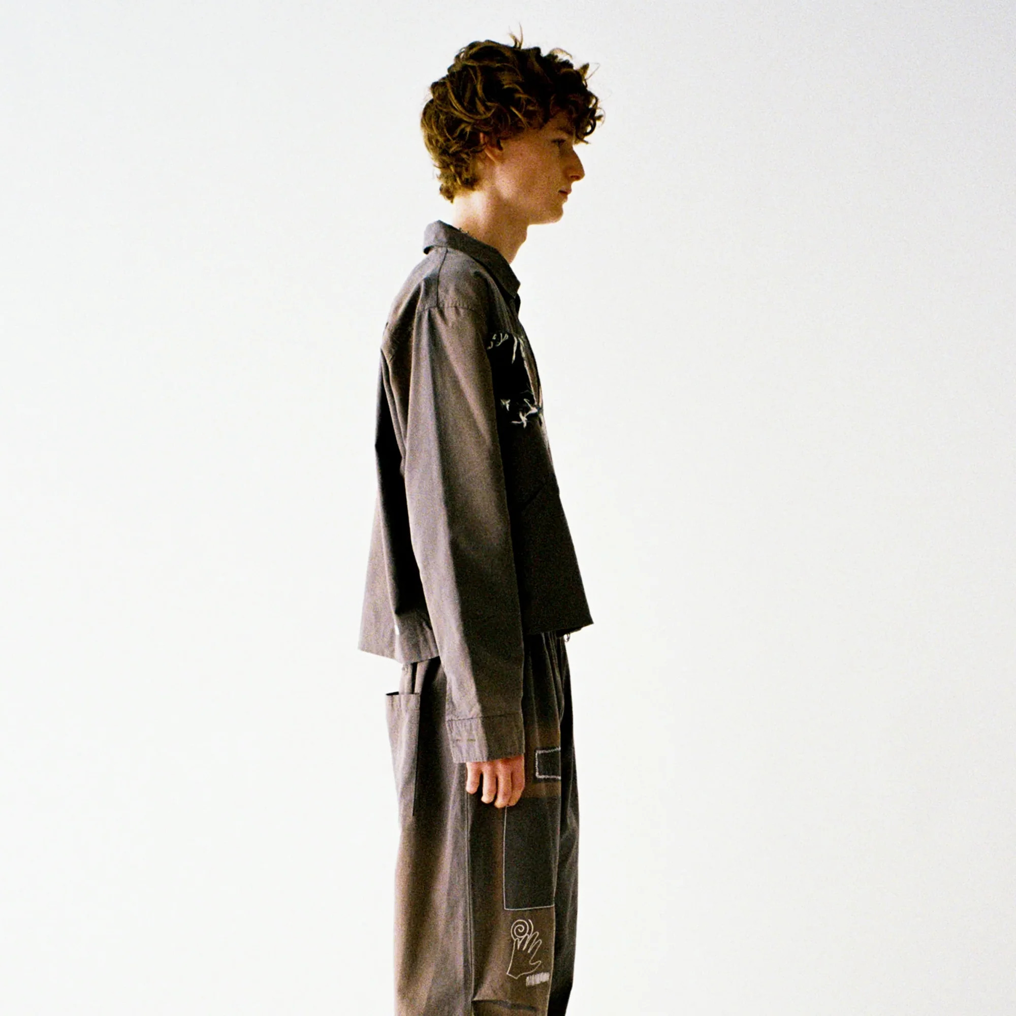 Jungles Mens Sunbleached Trucker Jacket - Image 3