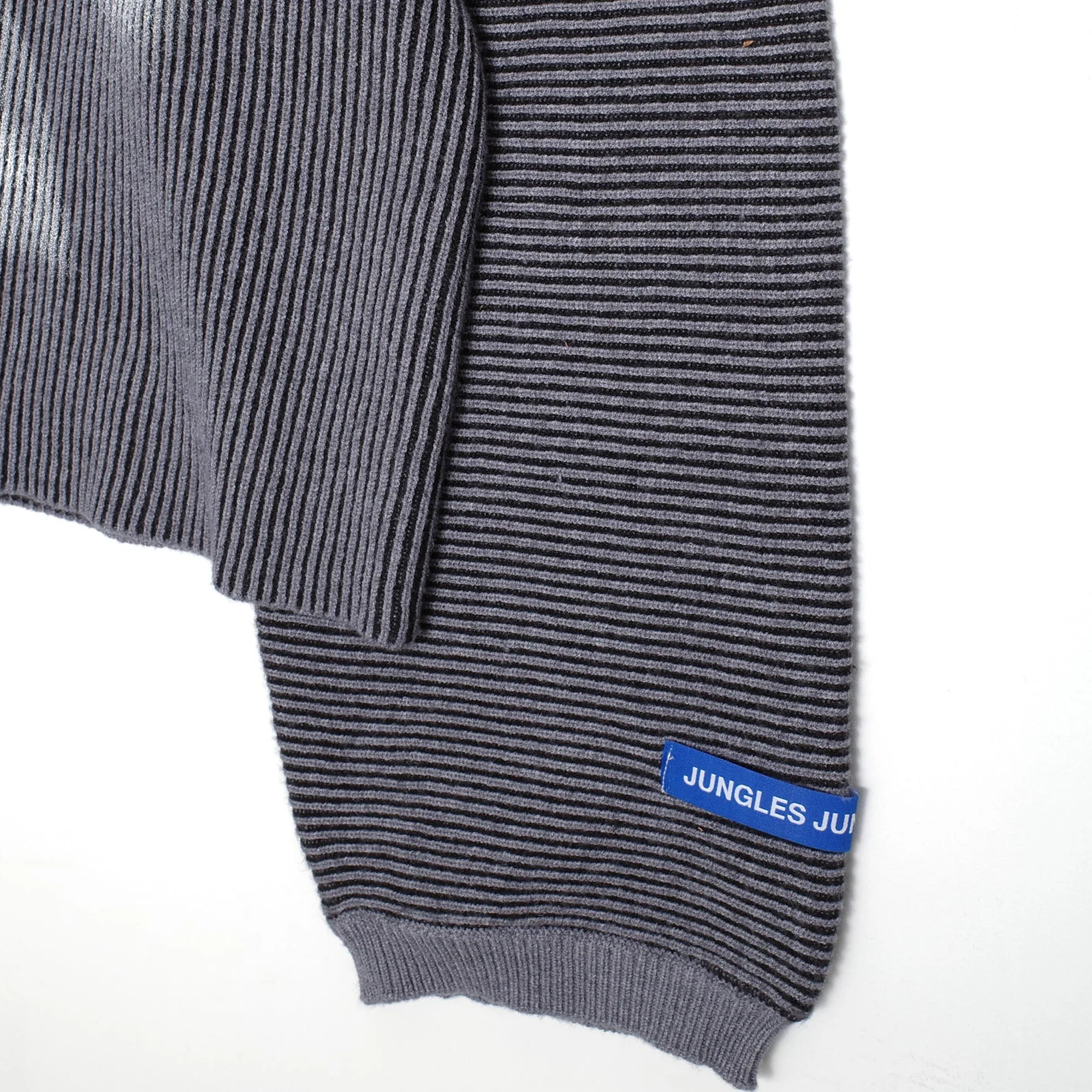 Jungles Mens Two Tone Rib Knitwear - Image 4