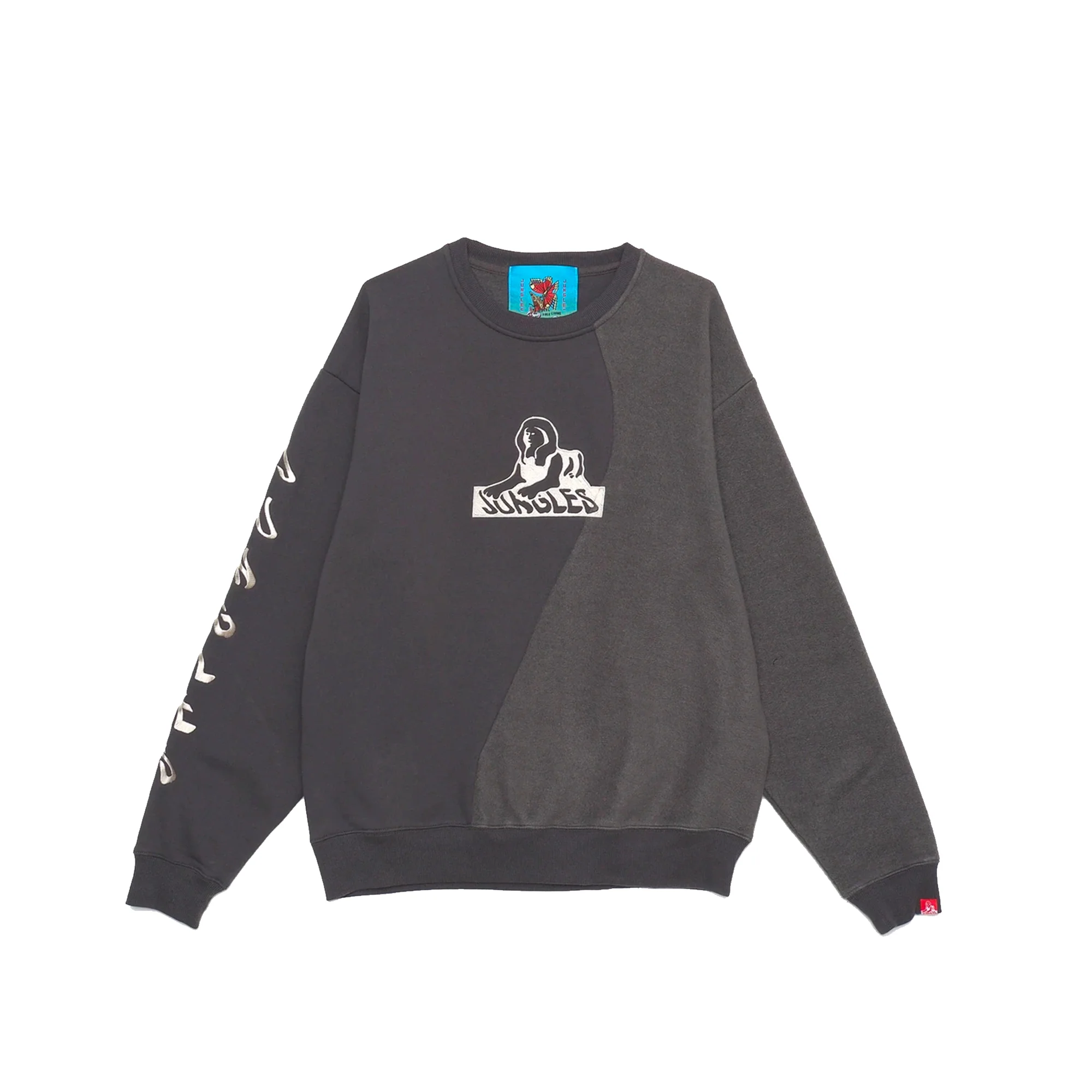 Jungles Mens Ying Yang Logo Crewneck 'Black'