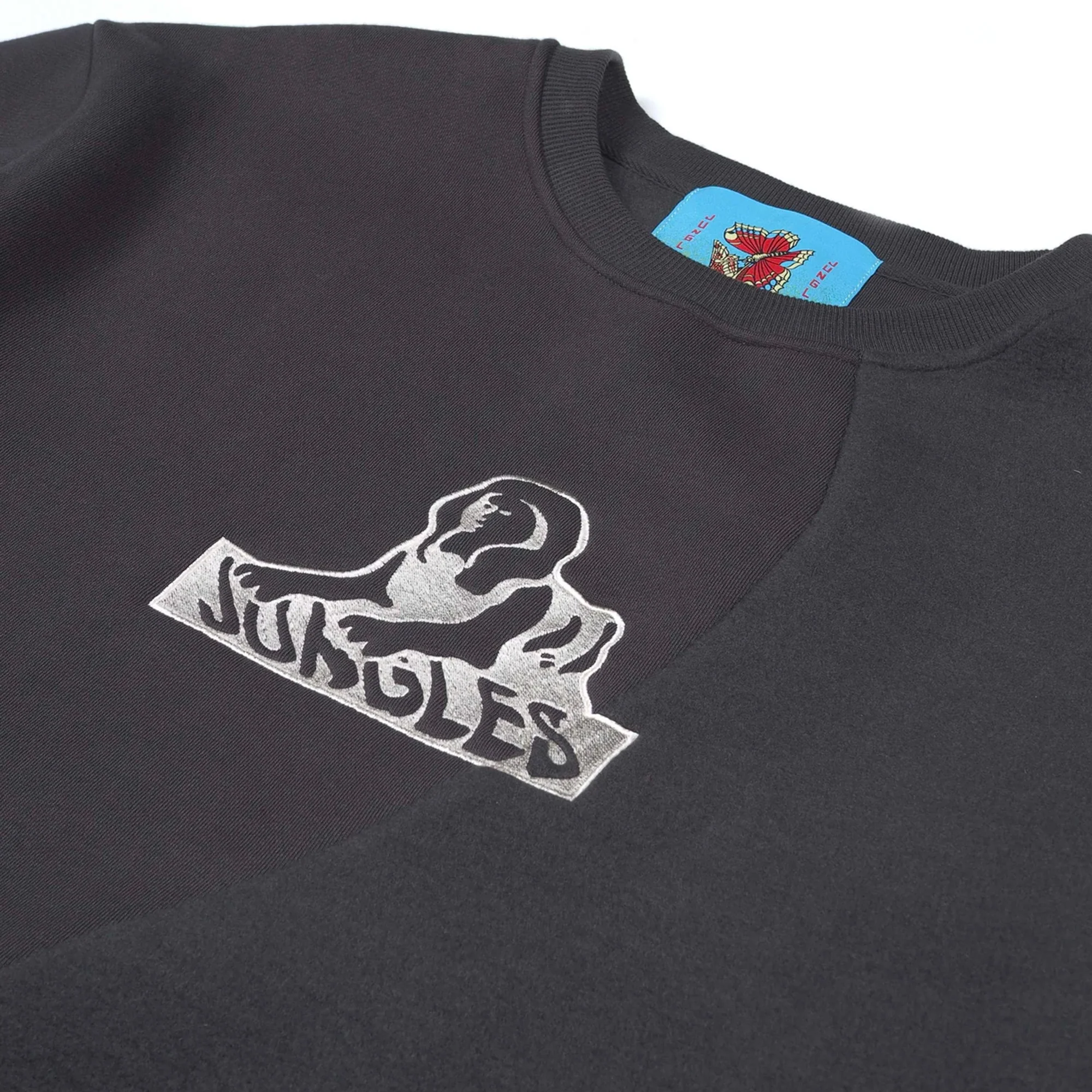Jungles Mens Ying Yang Logo Crewneck 'Black' - Image 3