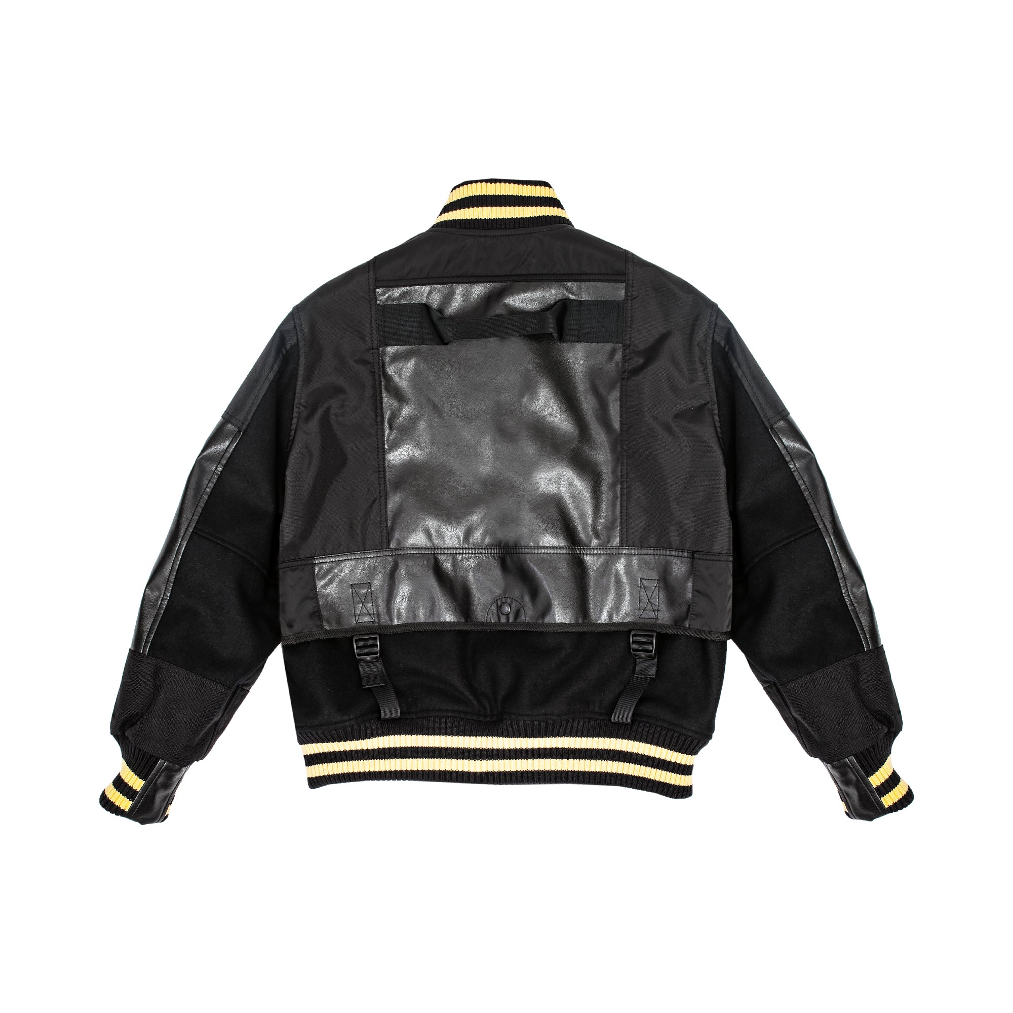 Junya Watanabe MAN Mens Wool Nylon Varsity Jacket - Image 2
