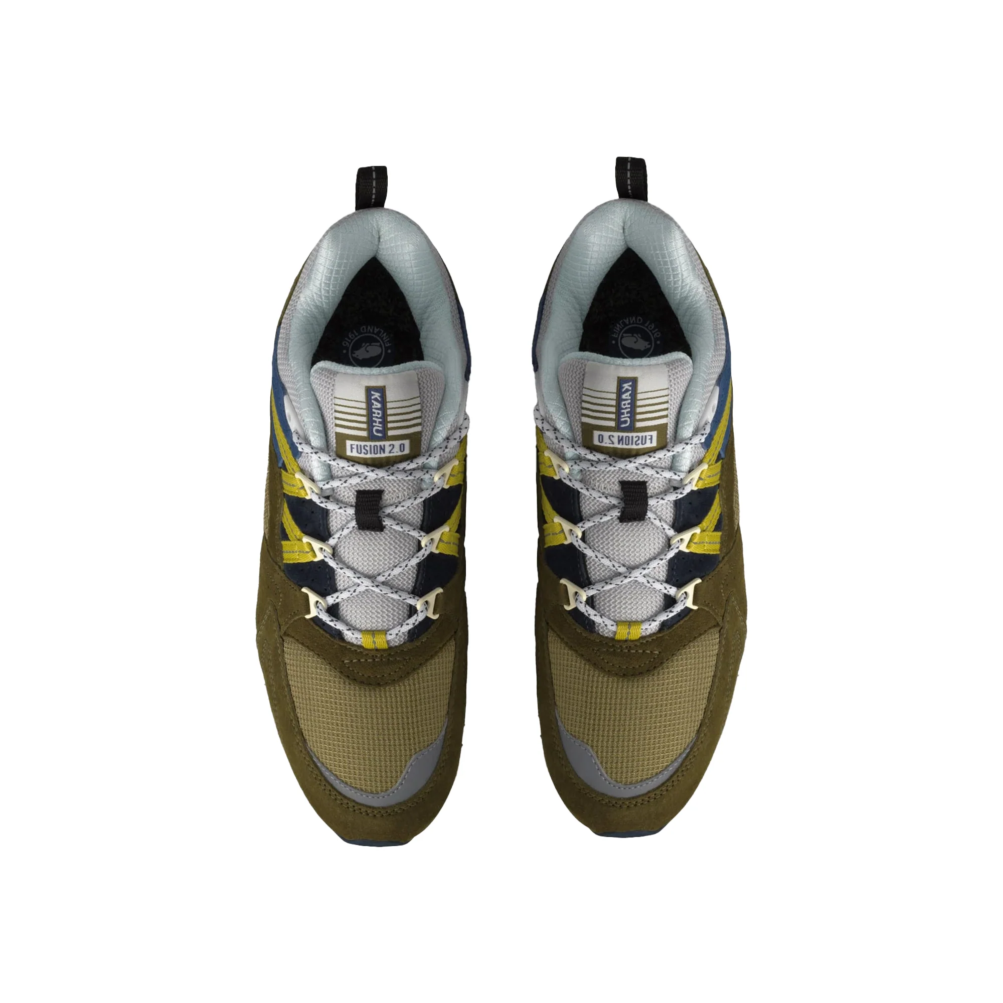 Karhu Mens Fusion 2.0 Shoes 'Dark Olive/Cress Green' - Image 2