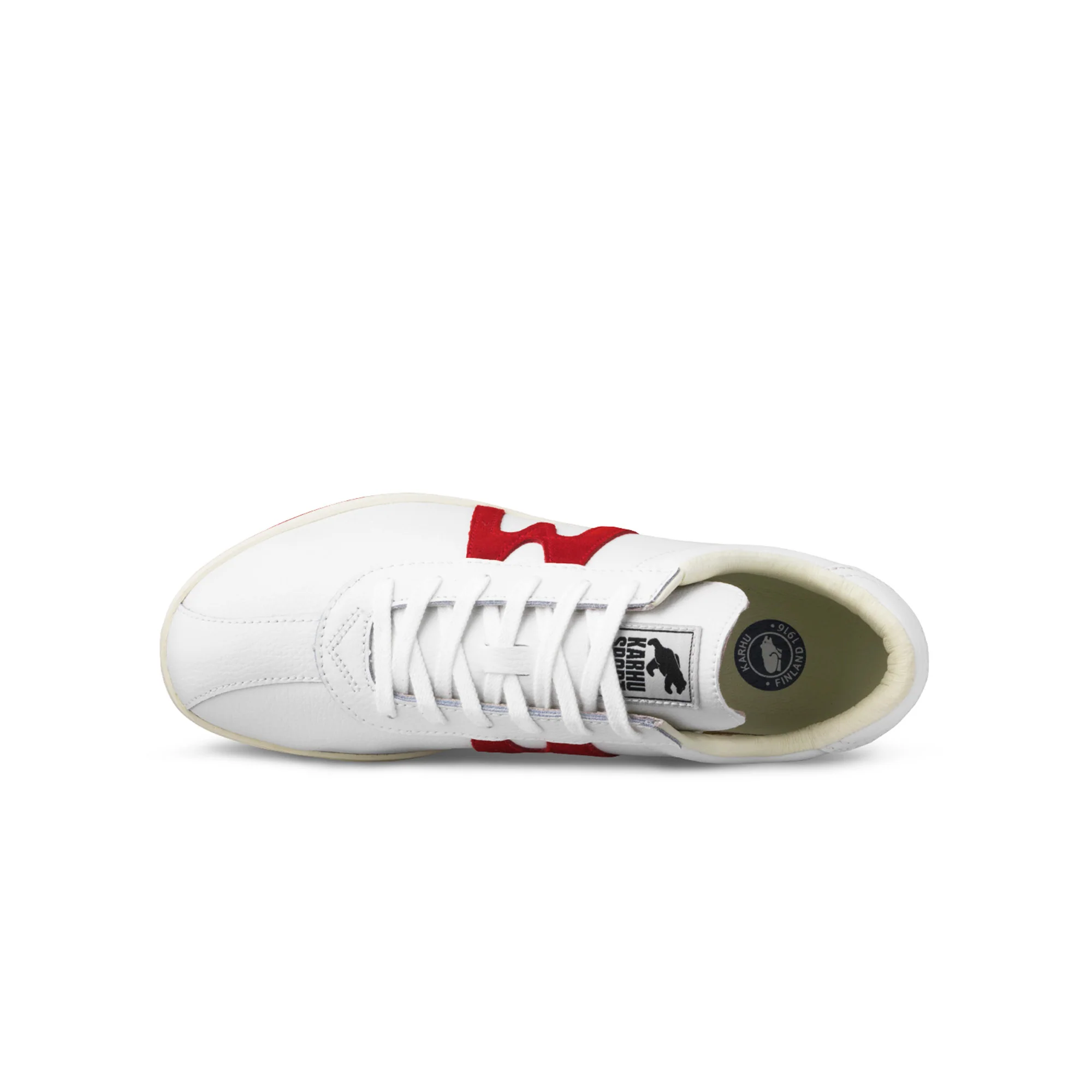Karhu Mens Trampas Shoes White/Red - Image 2