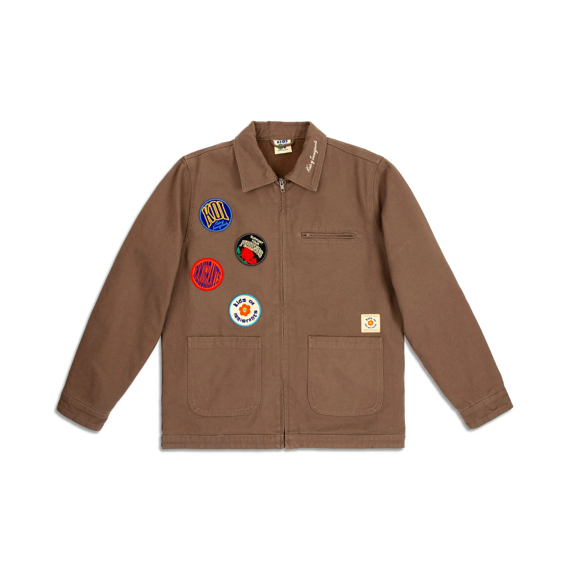Kids of Immigrants Mens Canvas Work Jacket