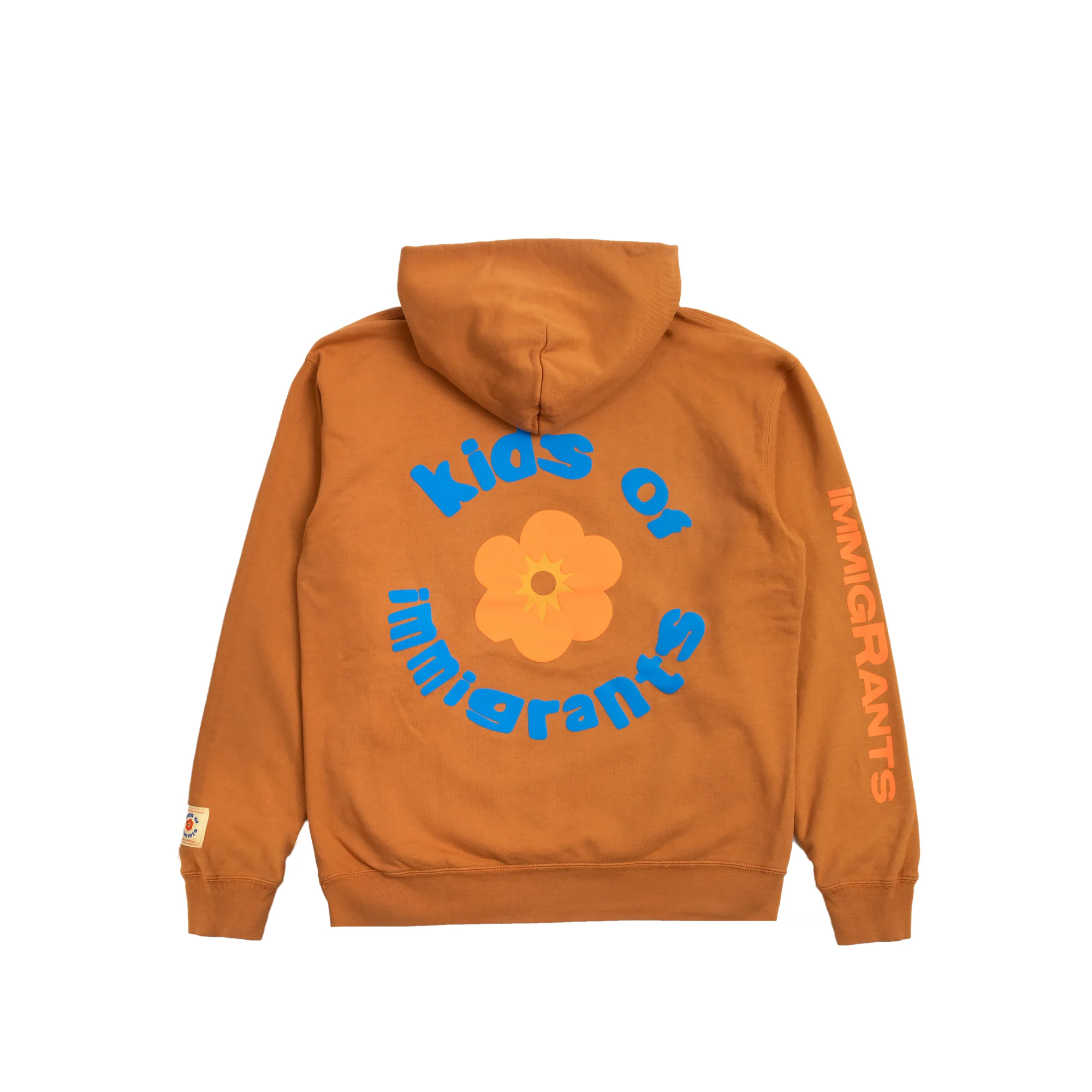 Kids of Immigrants Mens Work Hoodie - Image 2