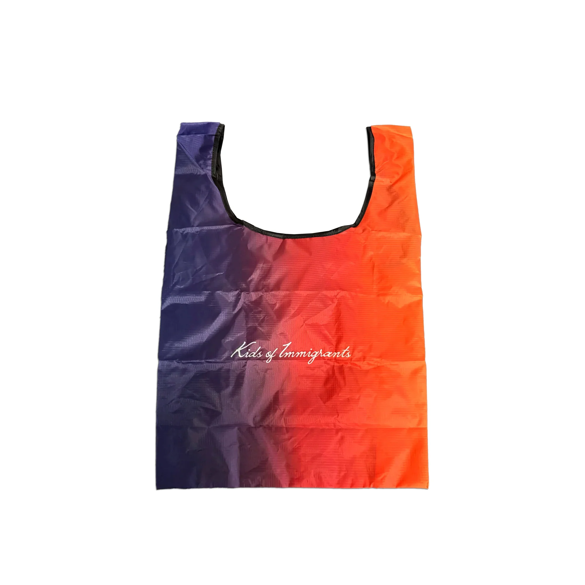 Kids of Immigrants Script Packable Tote Bag - Image 2