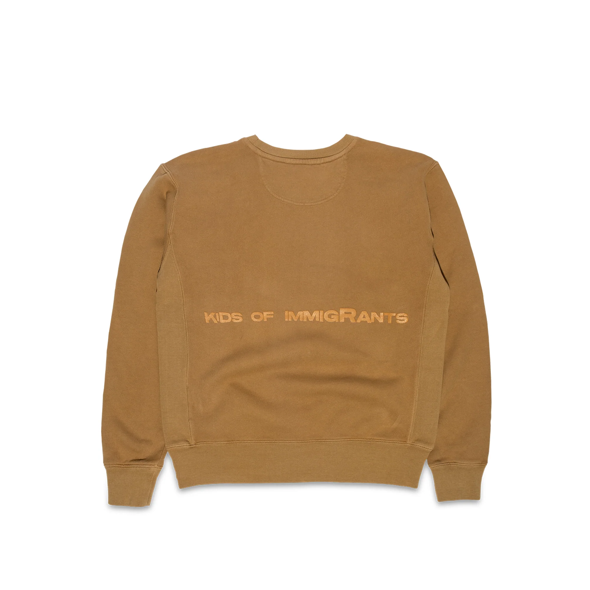 Kids Of Immigrants Support Your Friends Sweater 'Sand' - Image 2