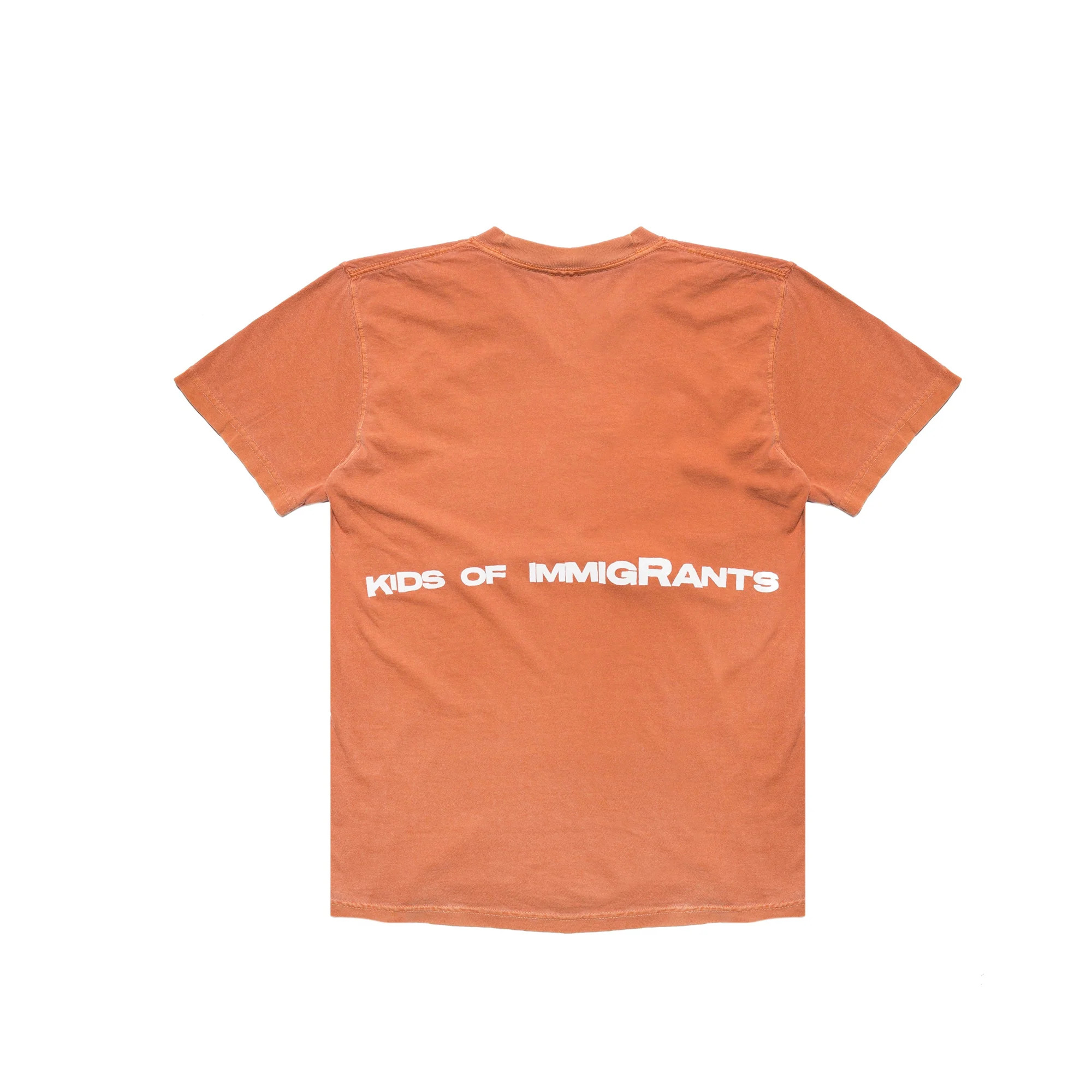 Kids Of Immigrants Support Your Friends T-Shirt 'Burnt Orange Multi' - Image 2