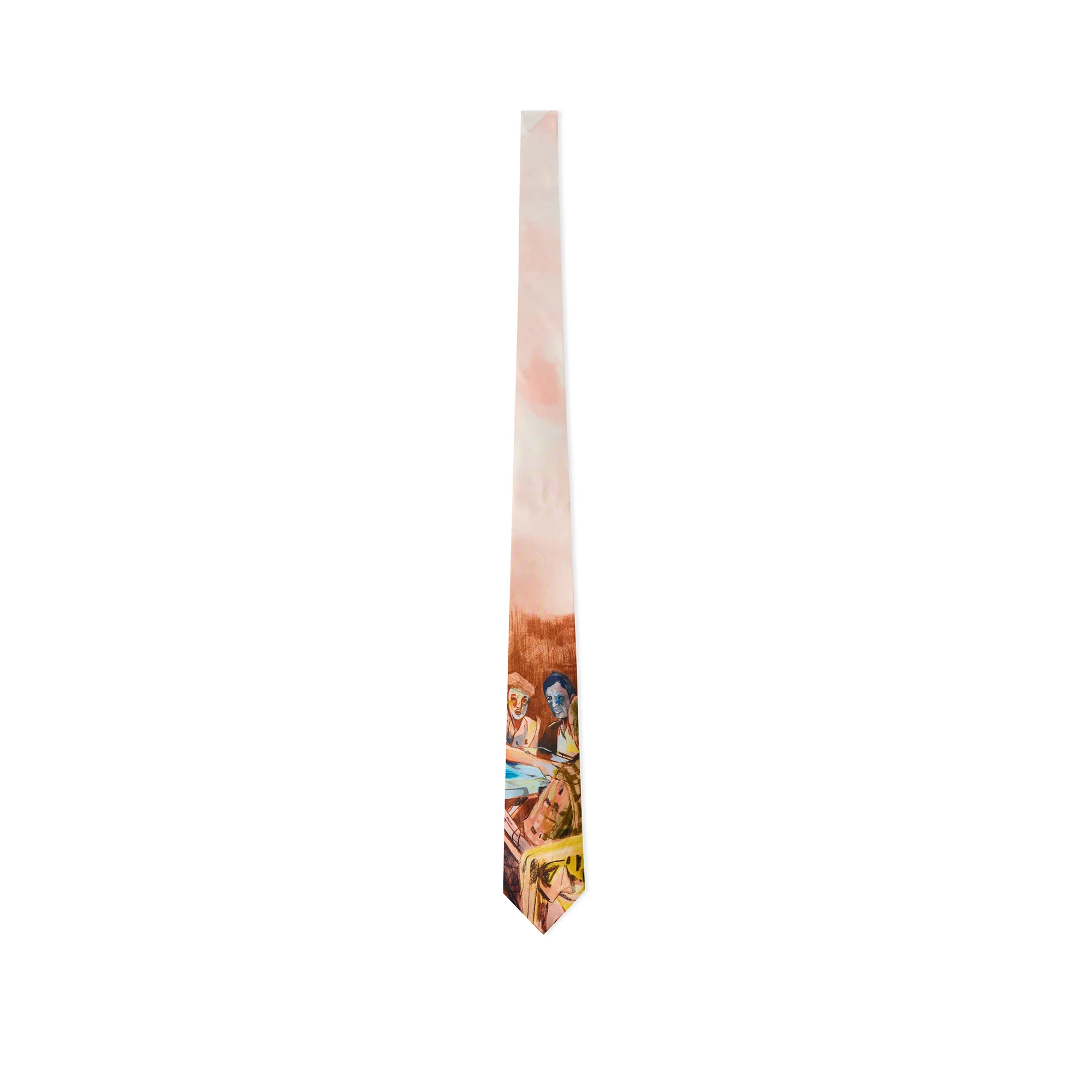KidSuper Dominos Painting Silk Tie