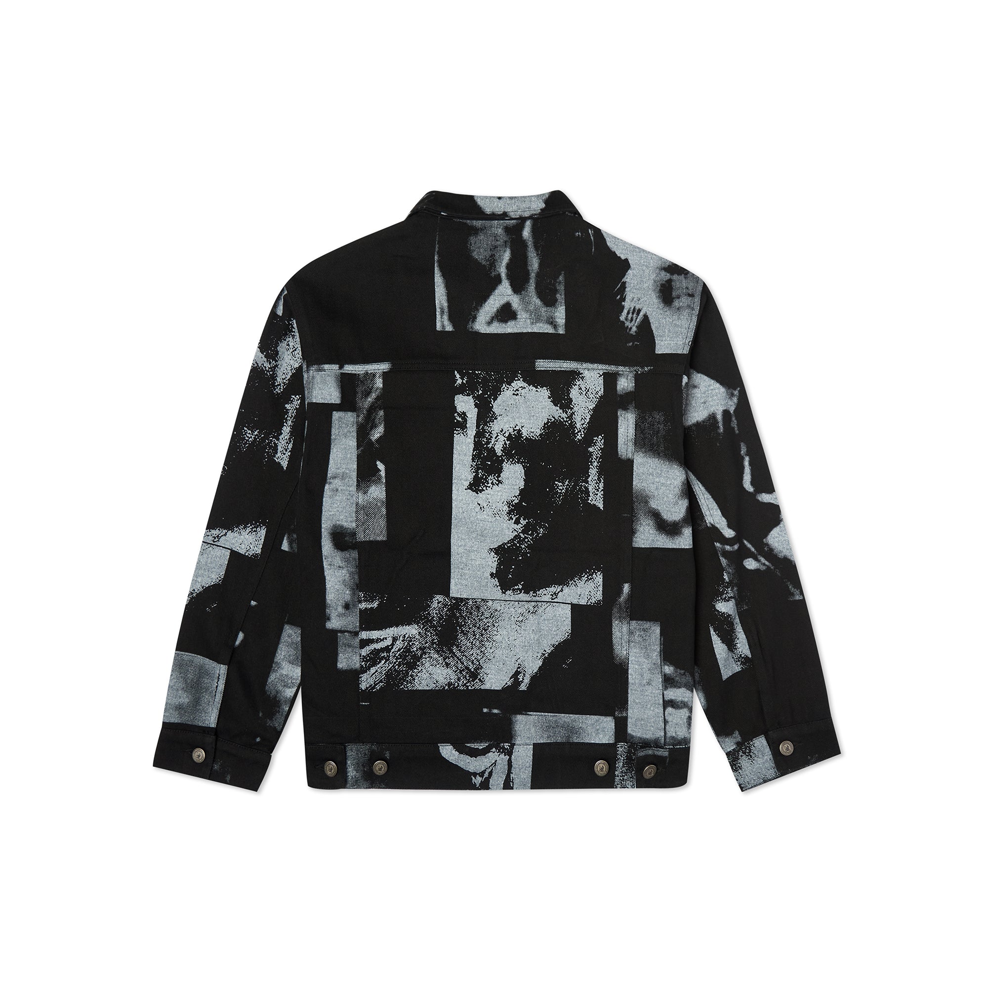Kidsuper Mens Faces Collage Denim Jacket - Image 2