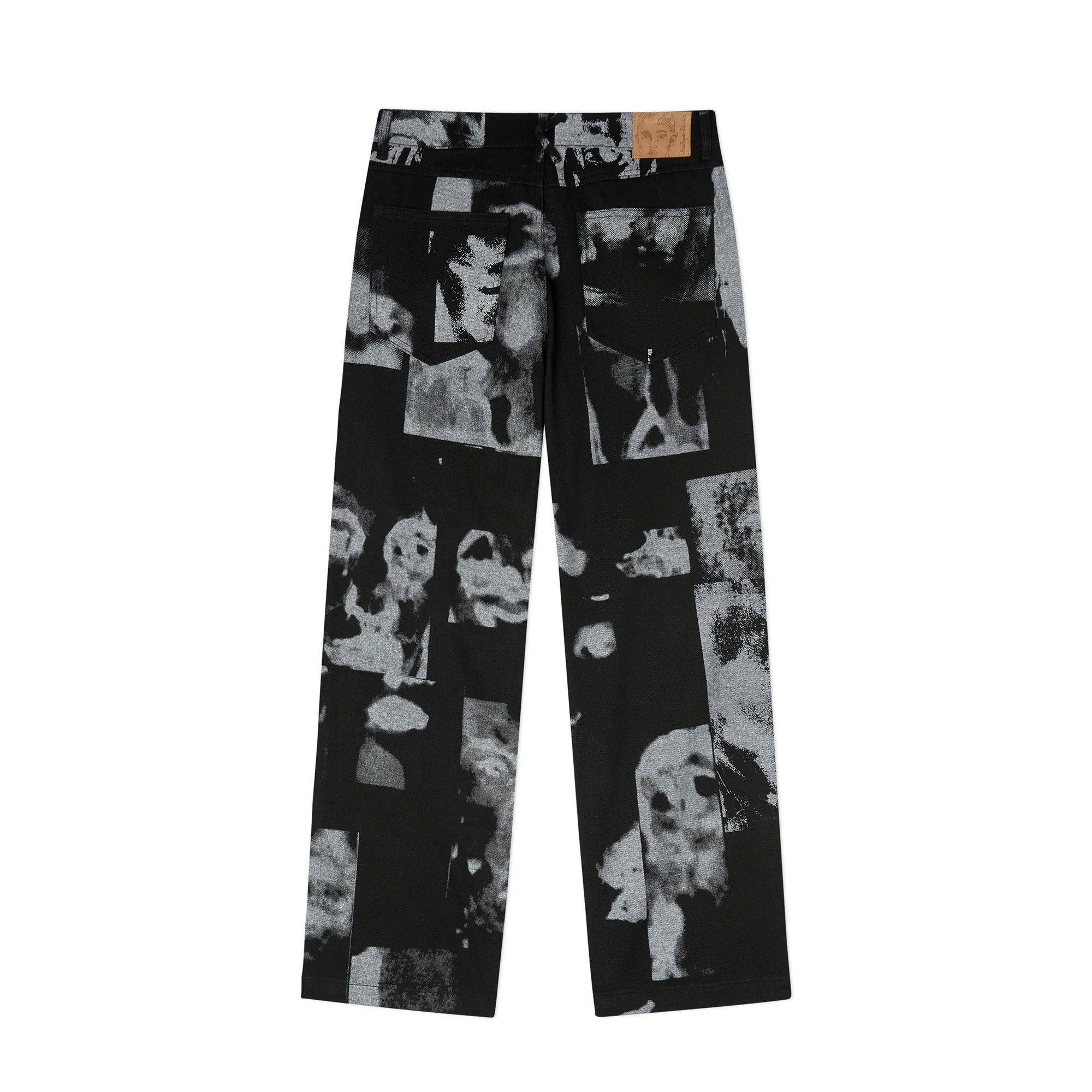 Kidsuper Mens Faces Collage Twill Pants - Image 2