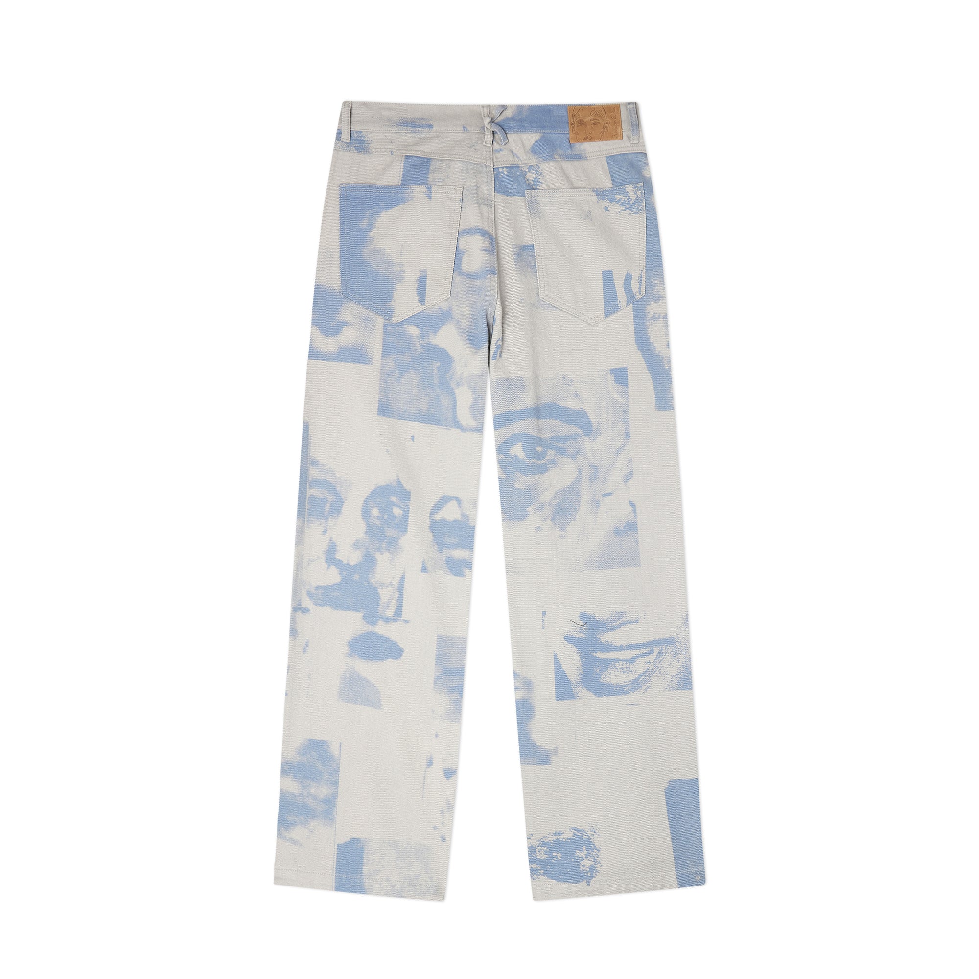 Kidsuper Mens Faces Collage Twill Pants - Image 2