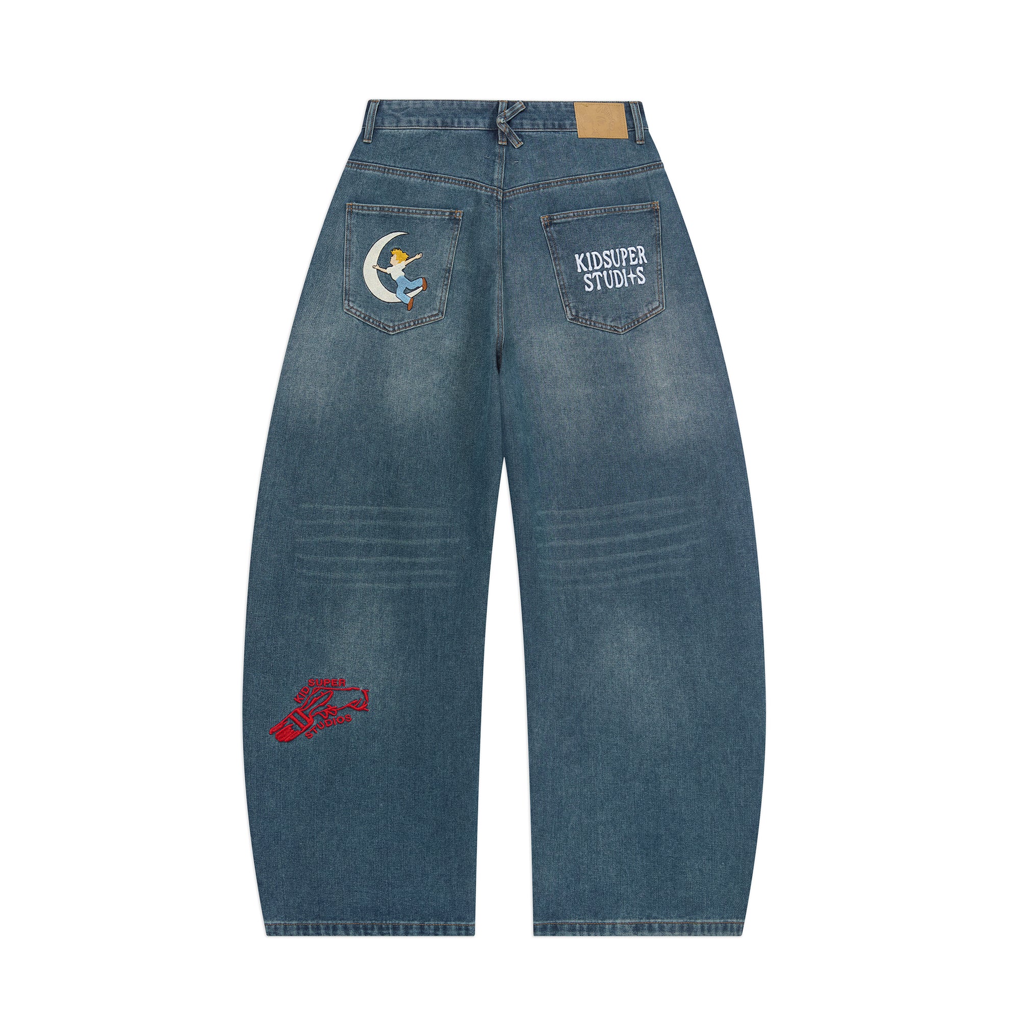 KidSuper Mens Embroidered Paintings Balloon Pants - Image 2
