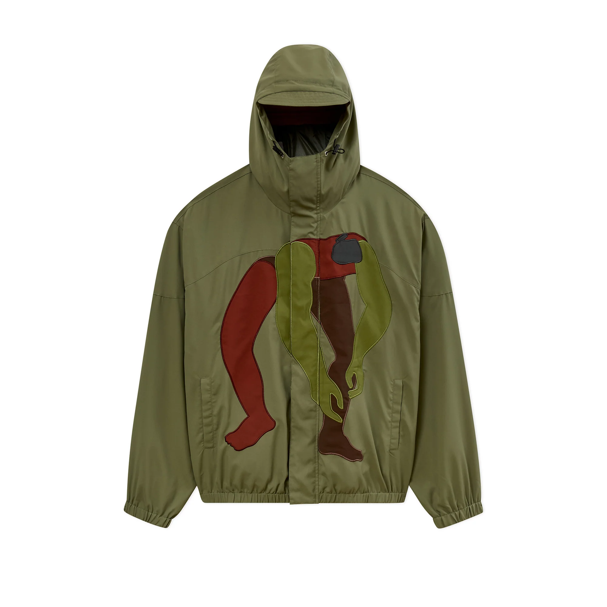 KidSuper Mens Falling Guy Insulated Windbreaker Jacket