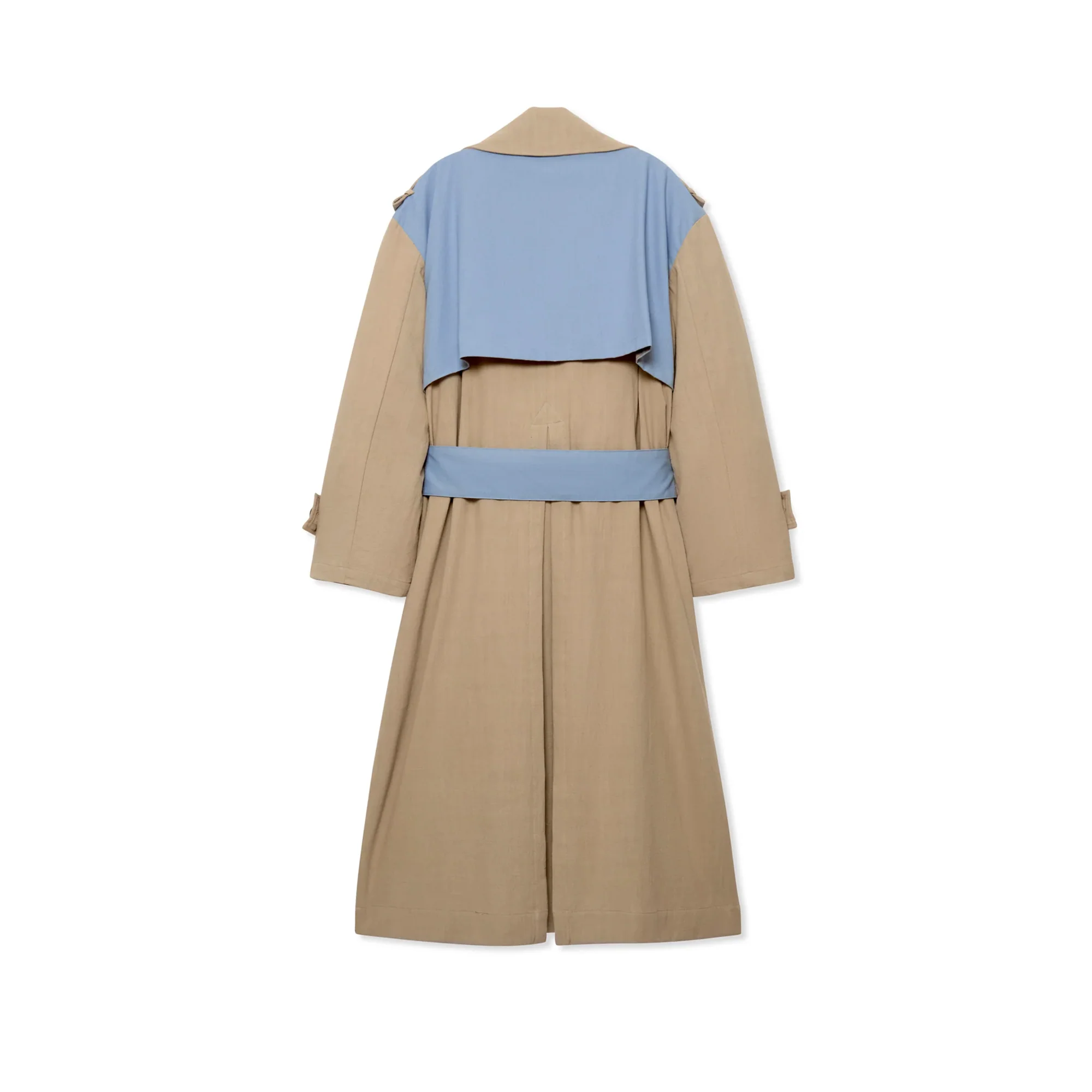 Kidsuper Mens Painted Girl Trench Coat - Image 2