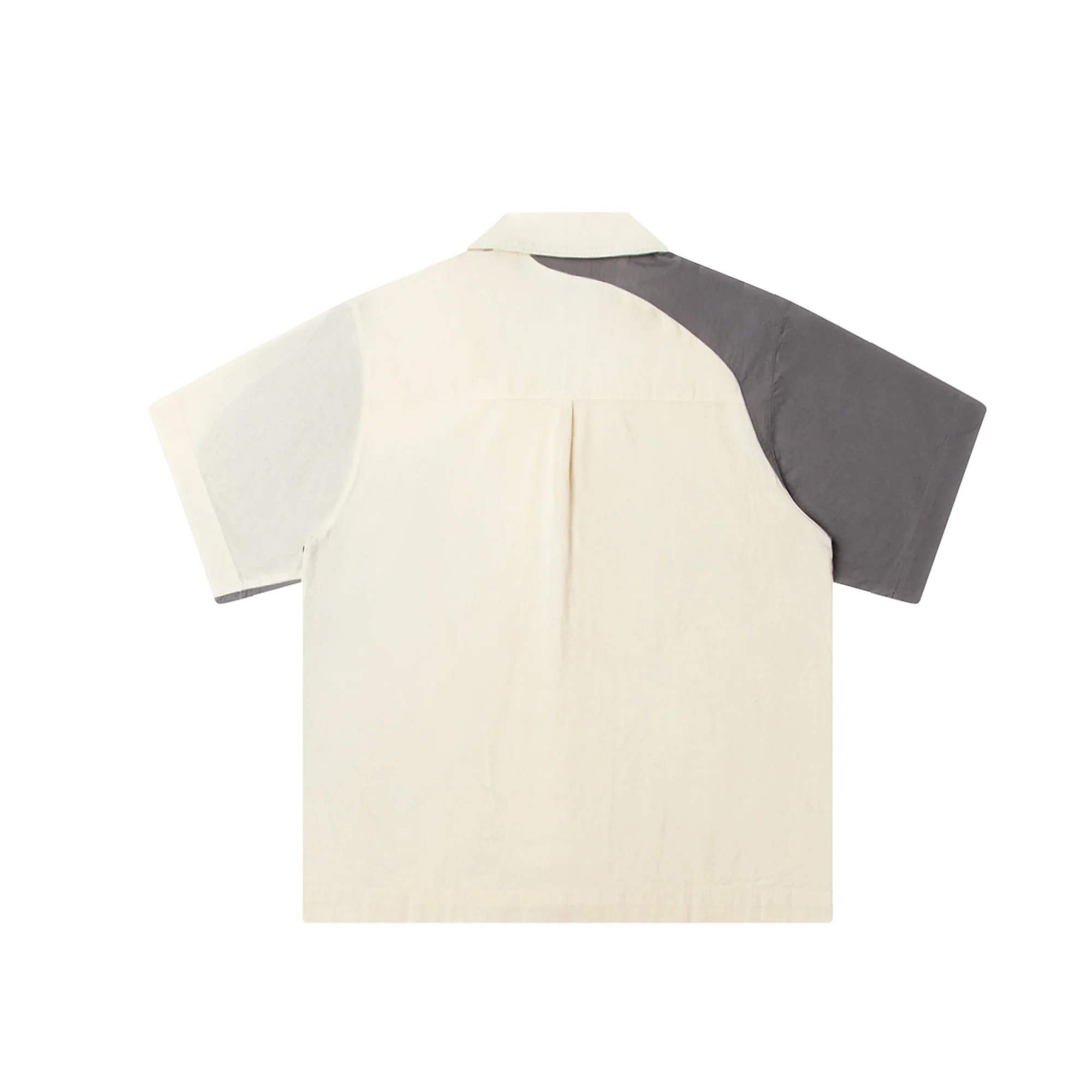 Kidsuper Mens Patched Face Linen Camp Shirt - Image 2