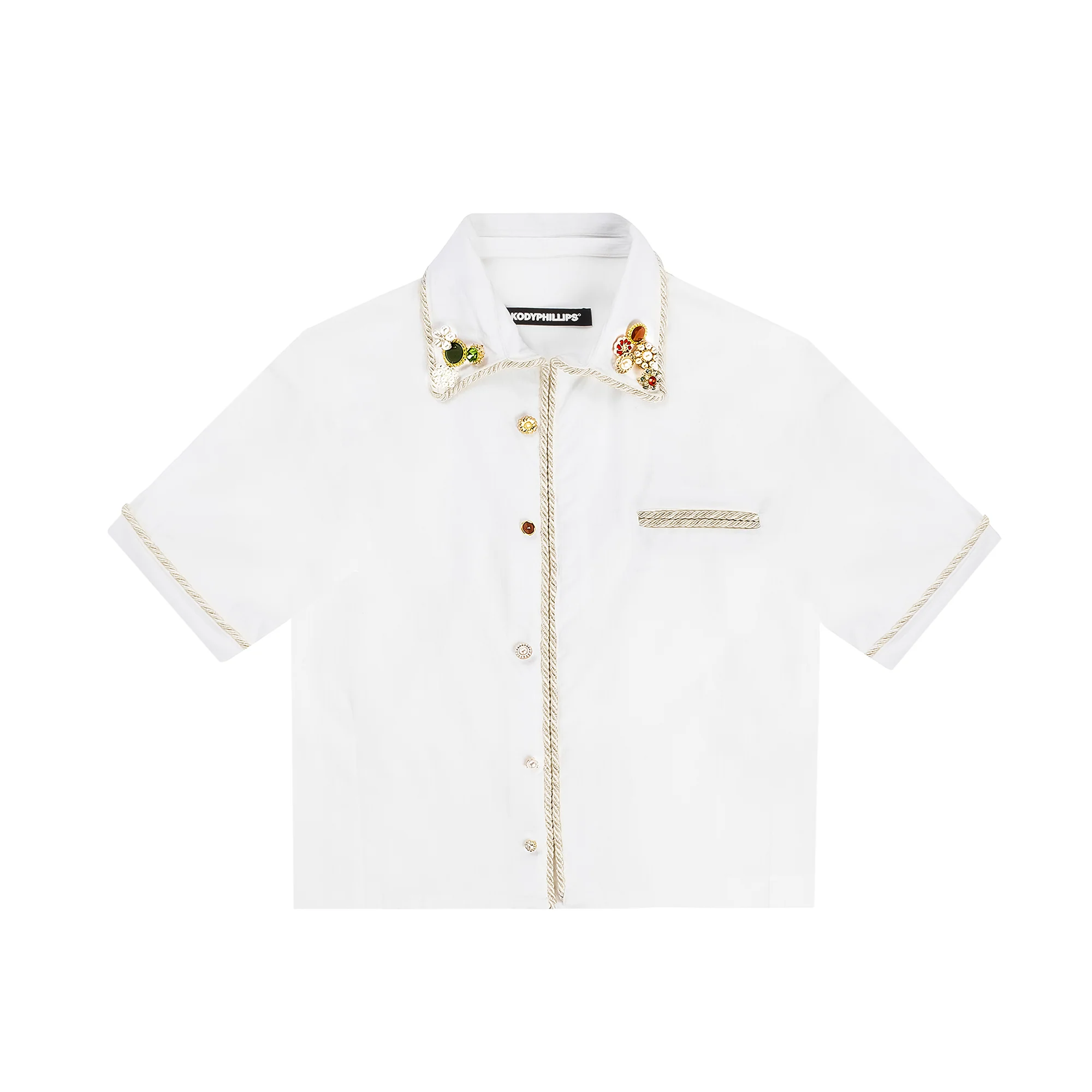 Kody Phillips Mens Embellished Lasso S/S Shirt