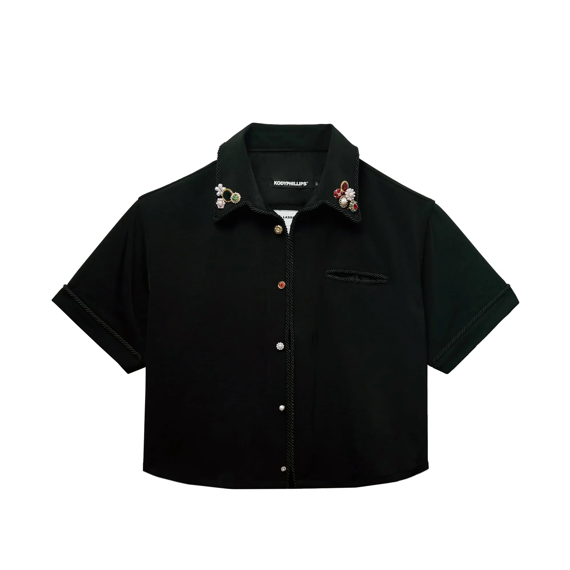 Kody Phillips Mens Embellished Lasso S/S Shirt