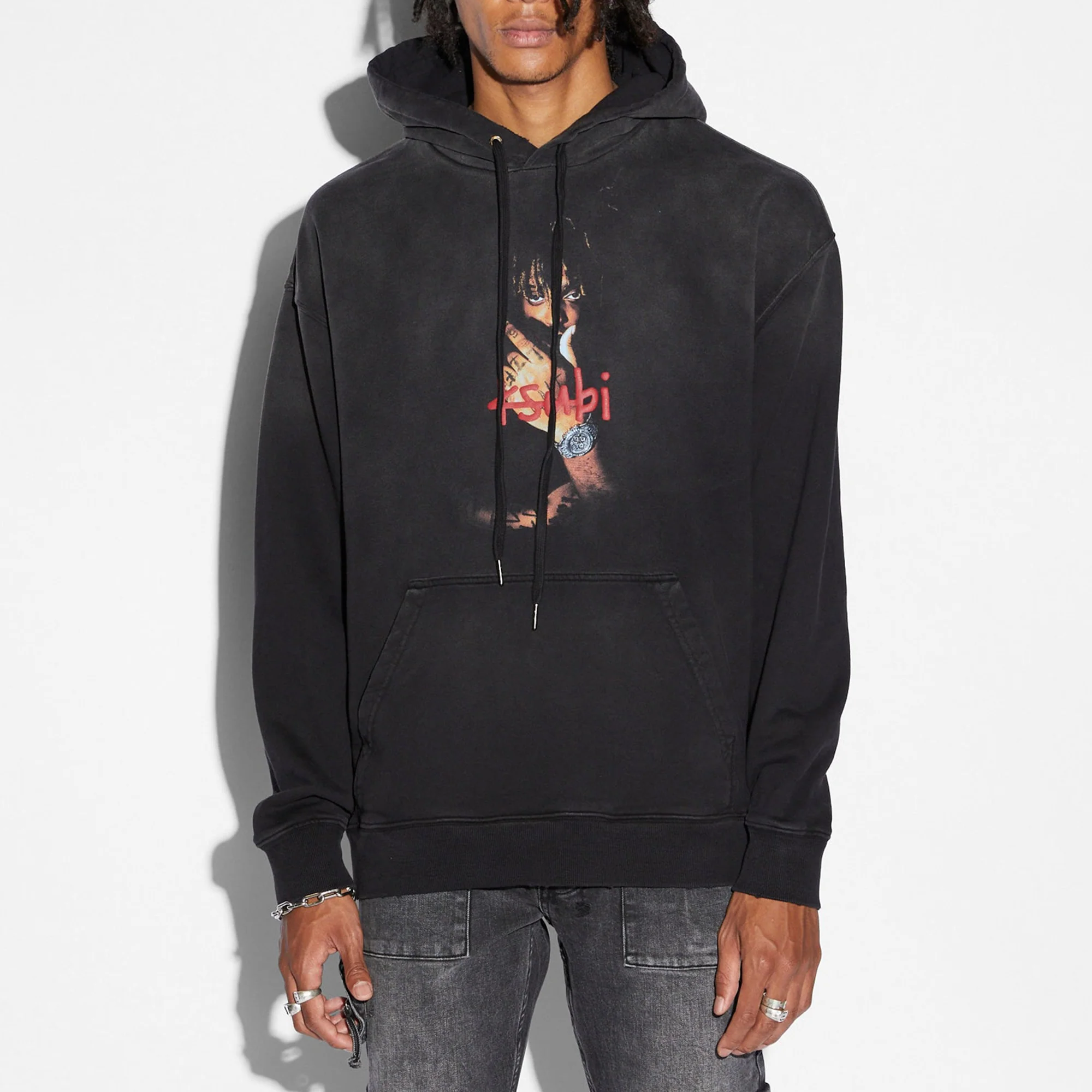 Ksubi Mens 999 Juice Wrld Biggie Hoodie - Image 2
