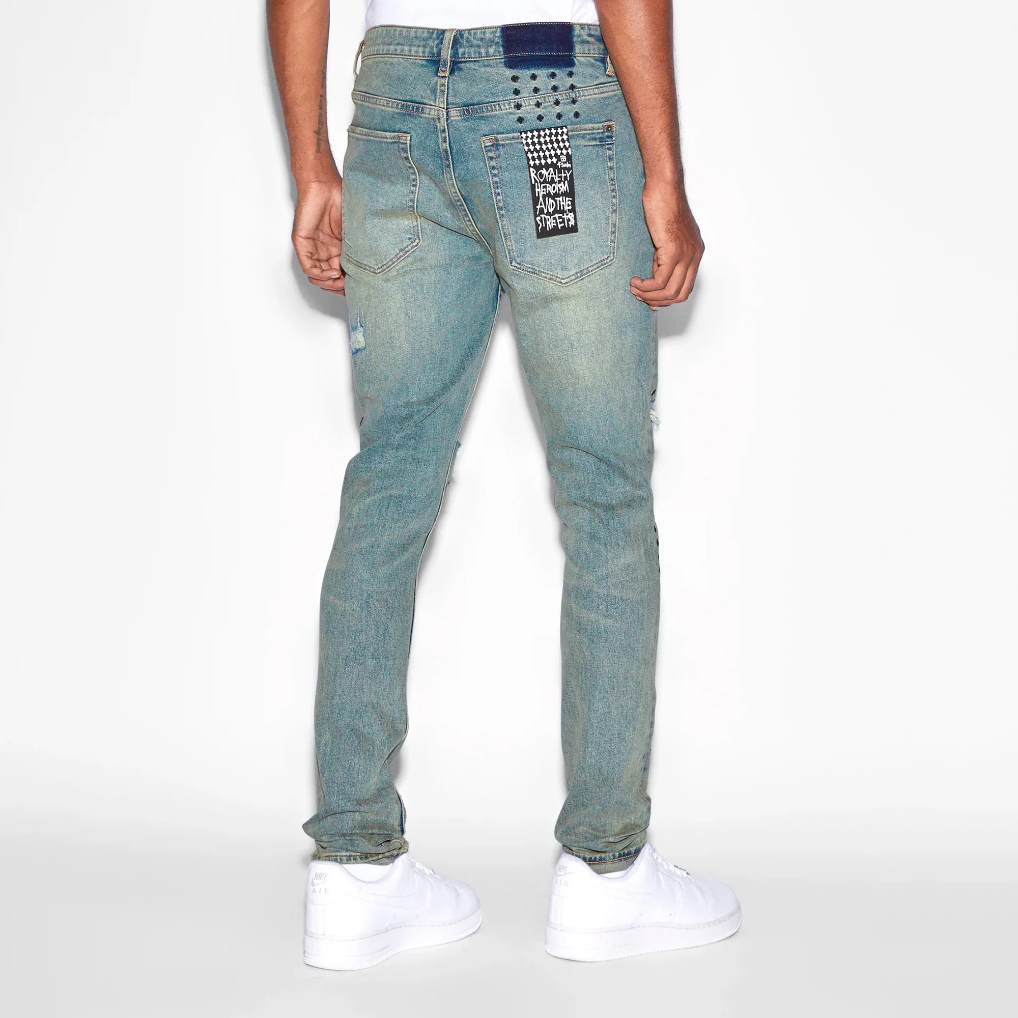 Ksubi Mens Van Winkle Throw Bak Trash Jeans - Image 3