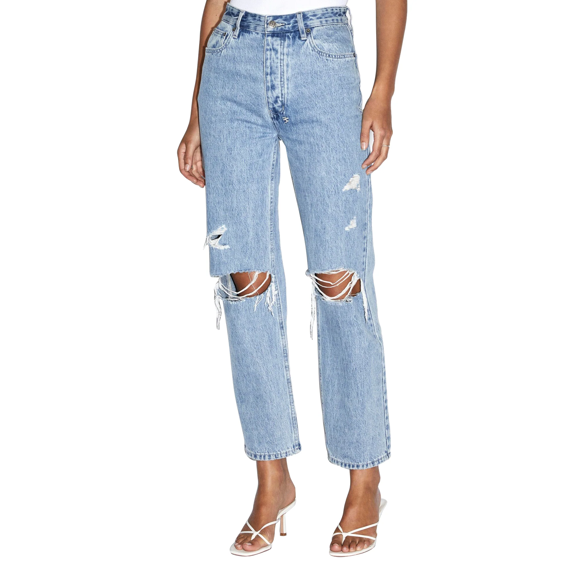 Ksubi Womens Brooklyn Authentik Trashed Jeans - Image 2
