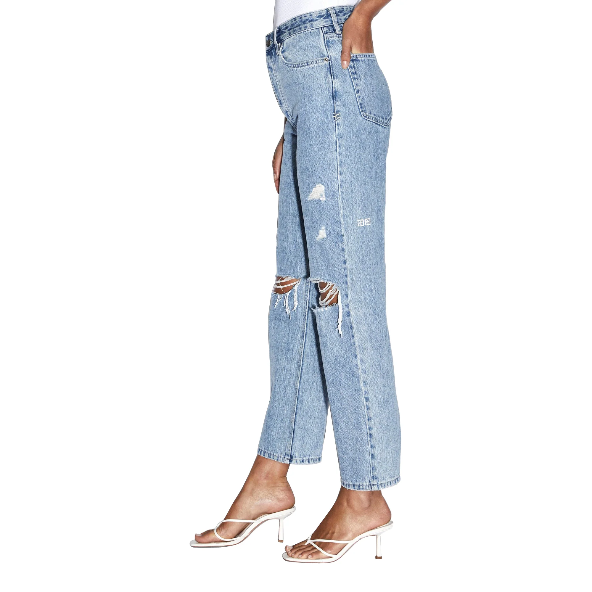 Ksubi Womens Brooklyn Authentik Trashed Jeans - Image 4