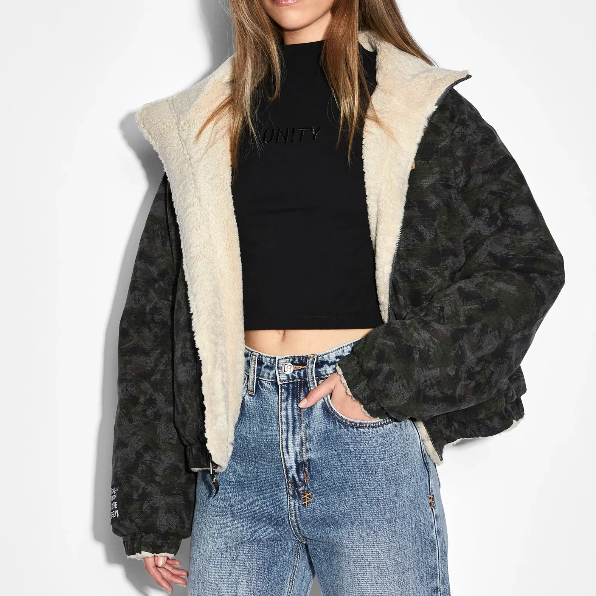 Ksubi Womens Reversible Puffer Jacket - Image 4
