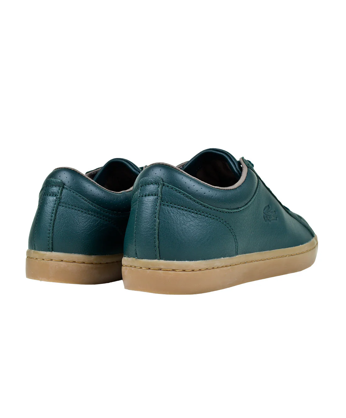 Lacoste: Straight Set 3 Leather (Dark Green) - Image 3