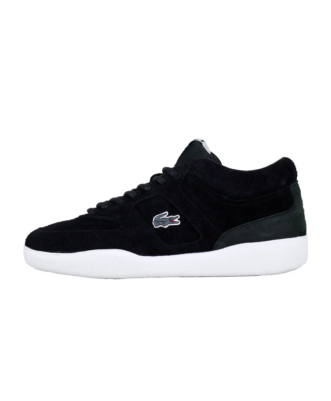 Lacoste x Foot Patrol: Half Court Suede/Leather (Black)