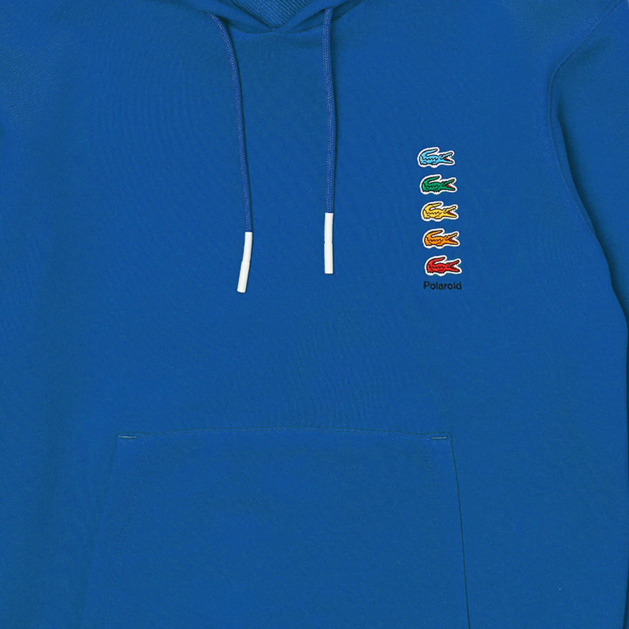 Lacoste x Polaroid Mens 'Blue' Hoodie - Image 2