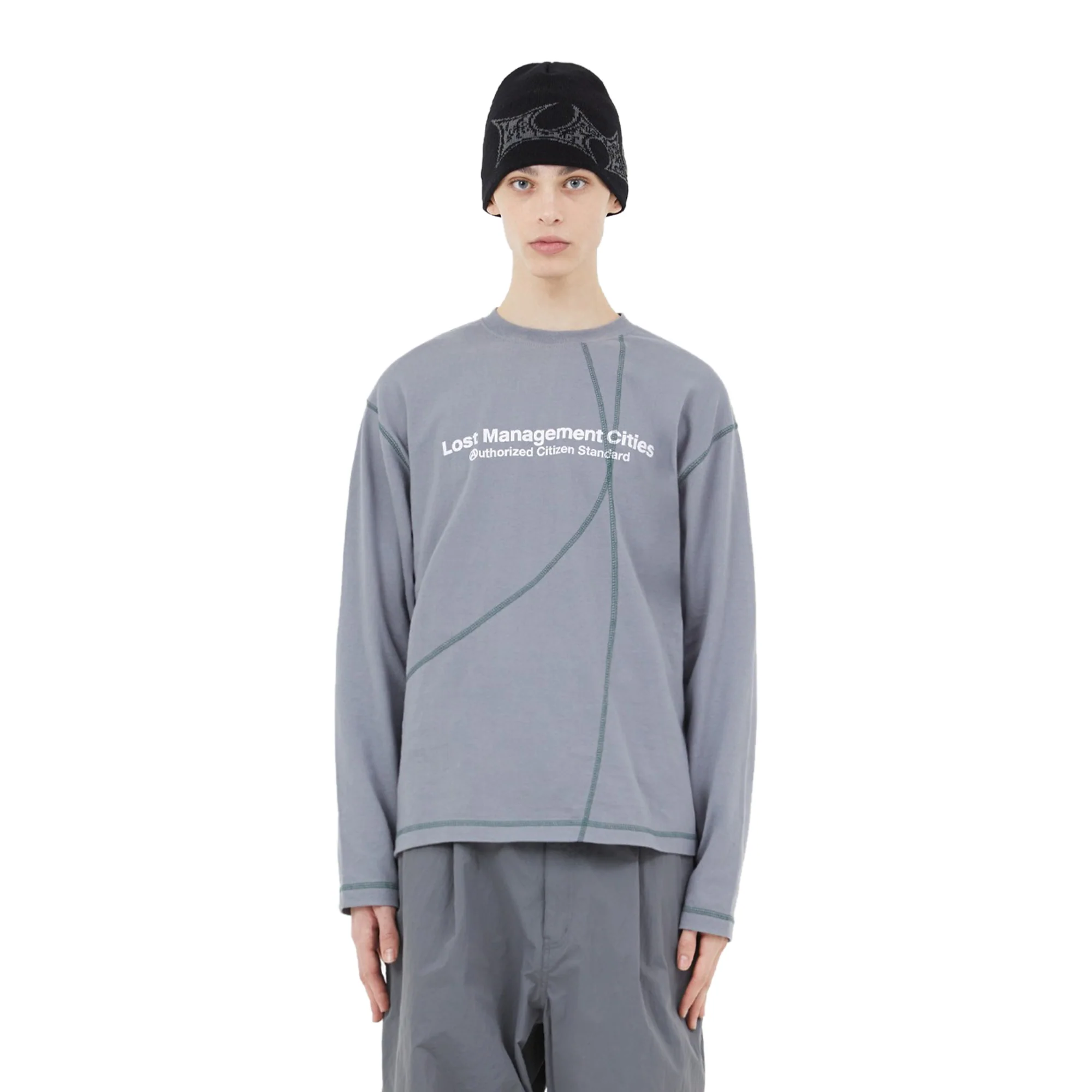 LMC Mens Cntrst Curved LS Tee - Image 2