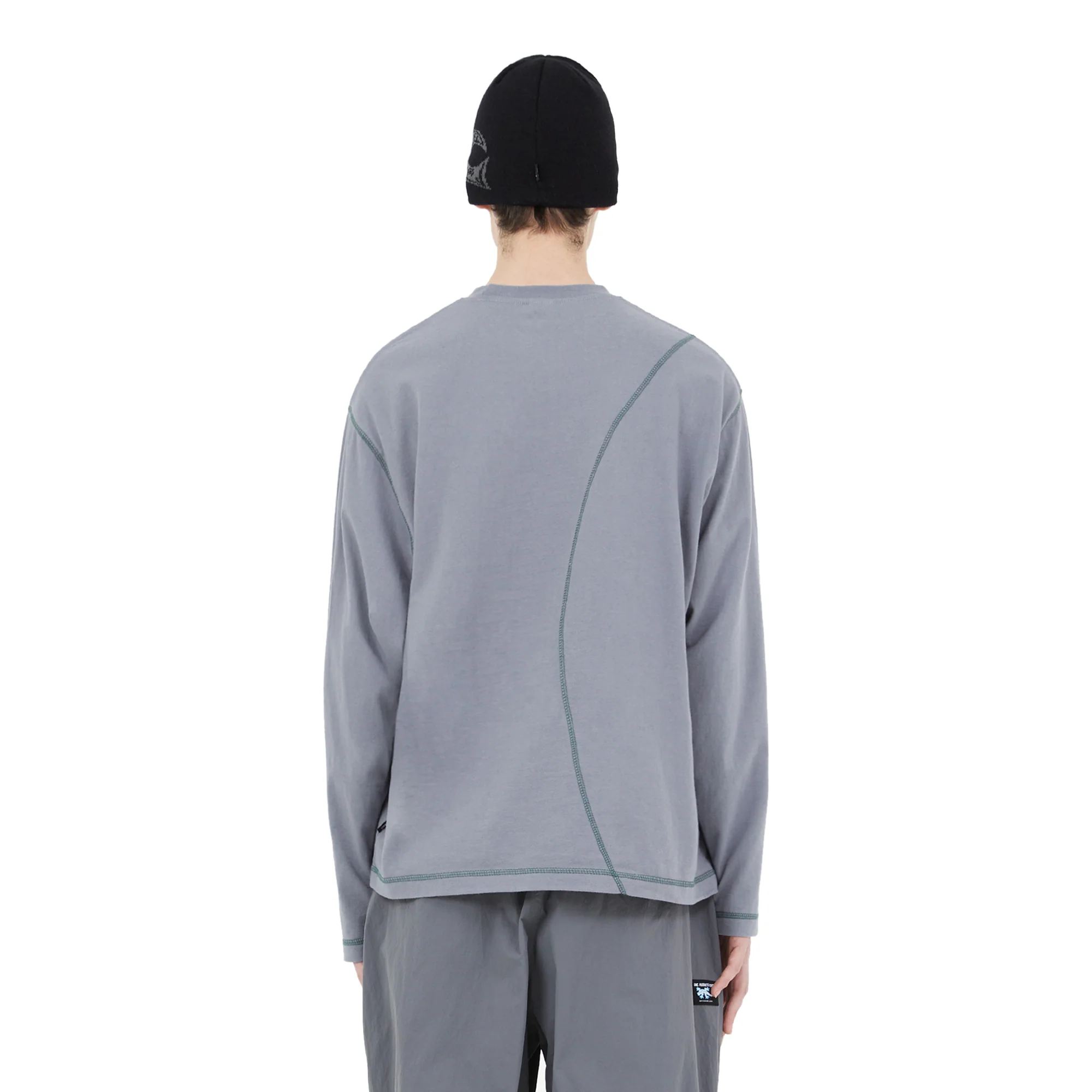 LMC Mens Cntrst Curved LS Tee - Image 3