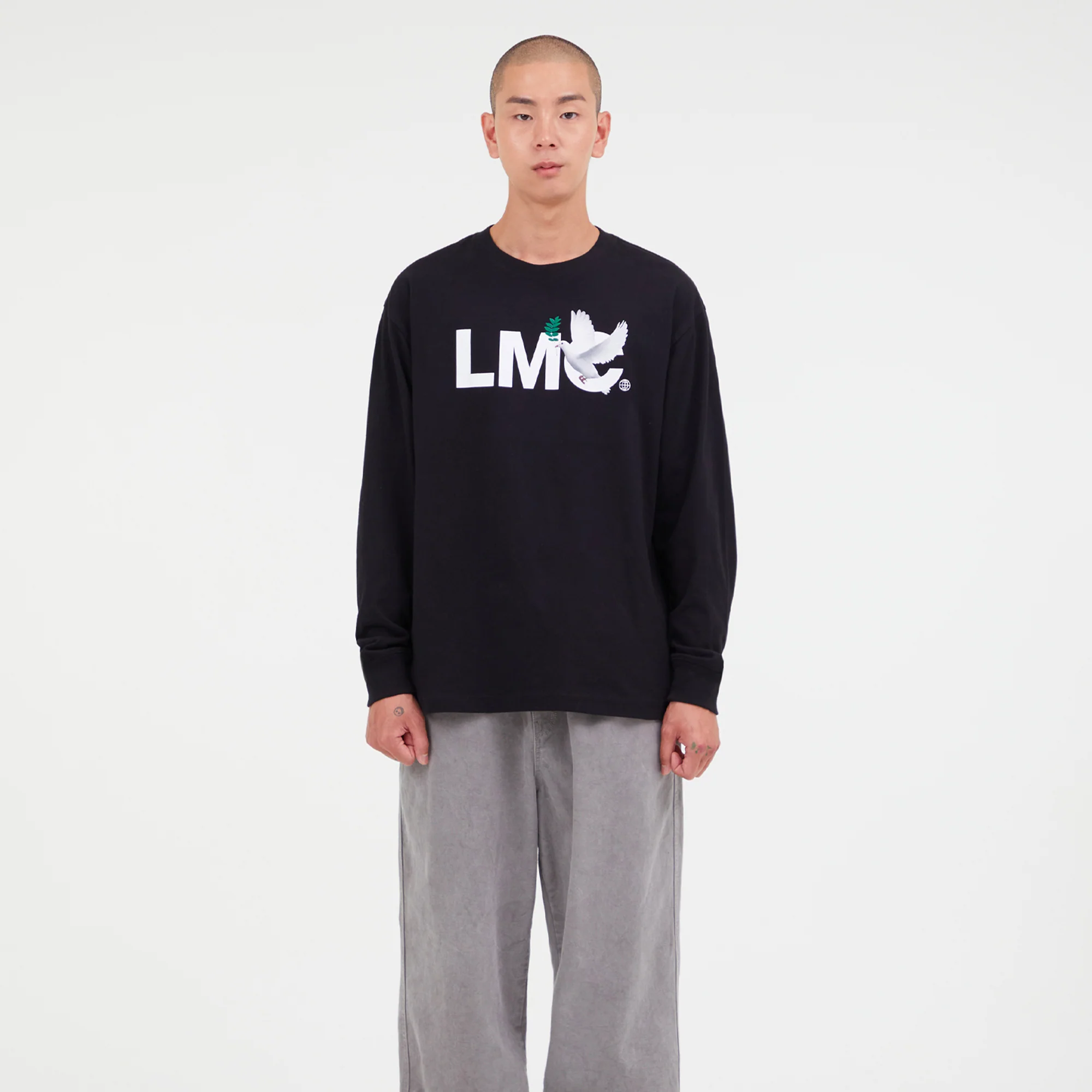 Lost Management Cities Mens Dove LS Tee - Image 2