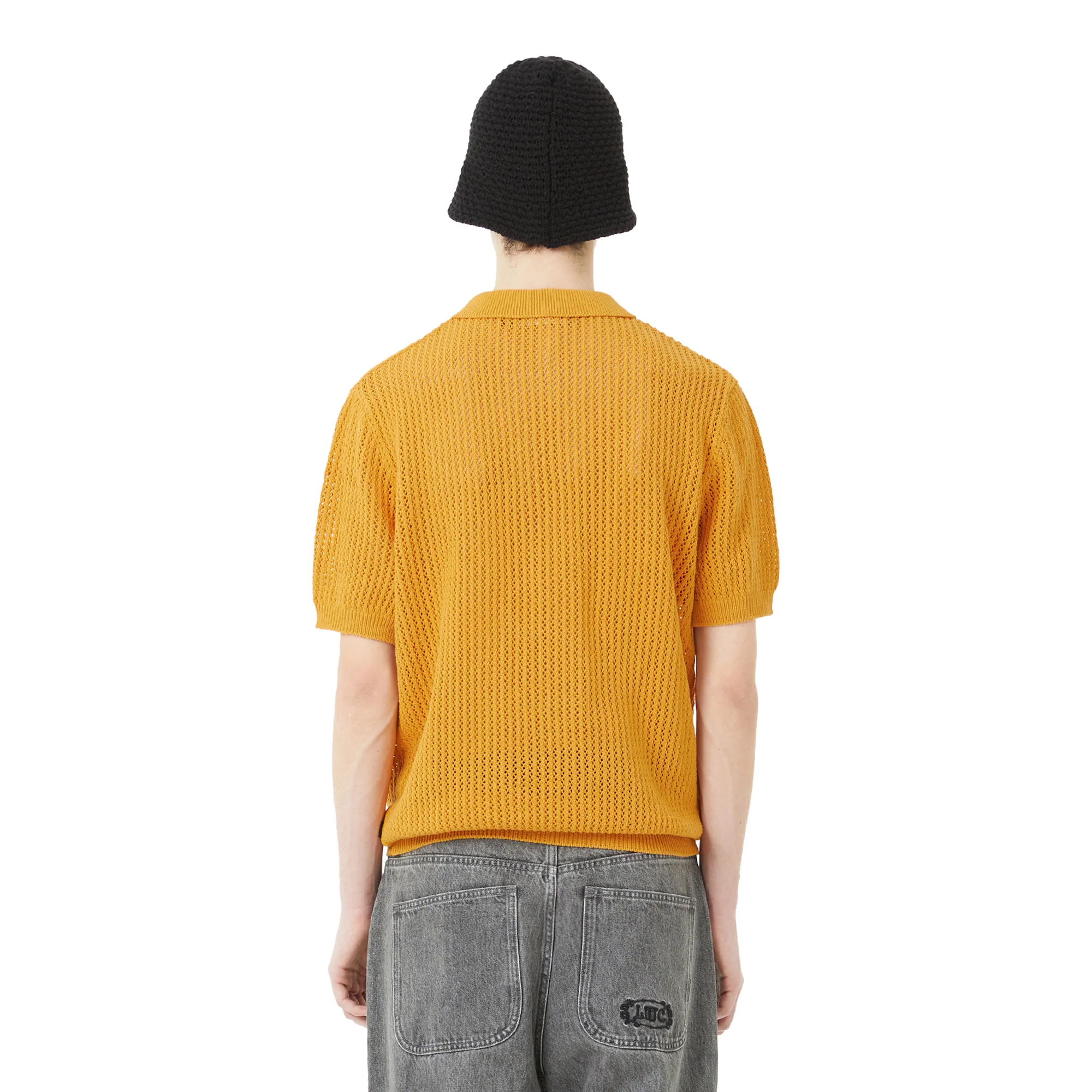 LMC Mens Mesh Knit Polo Shirt - Image 3