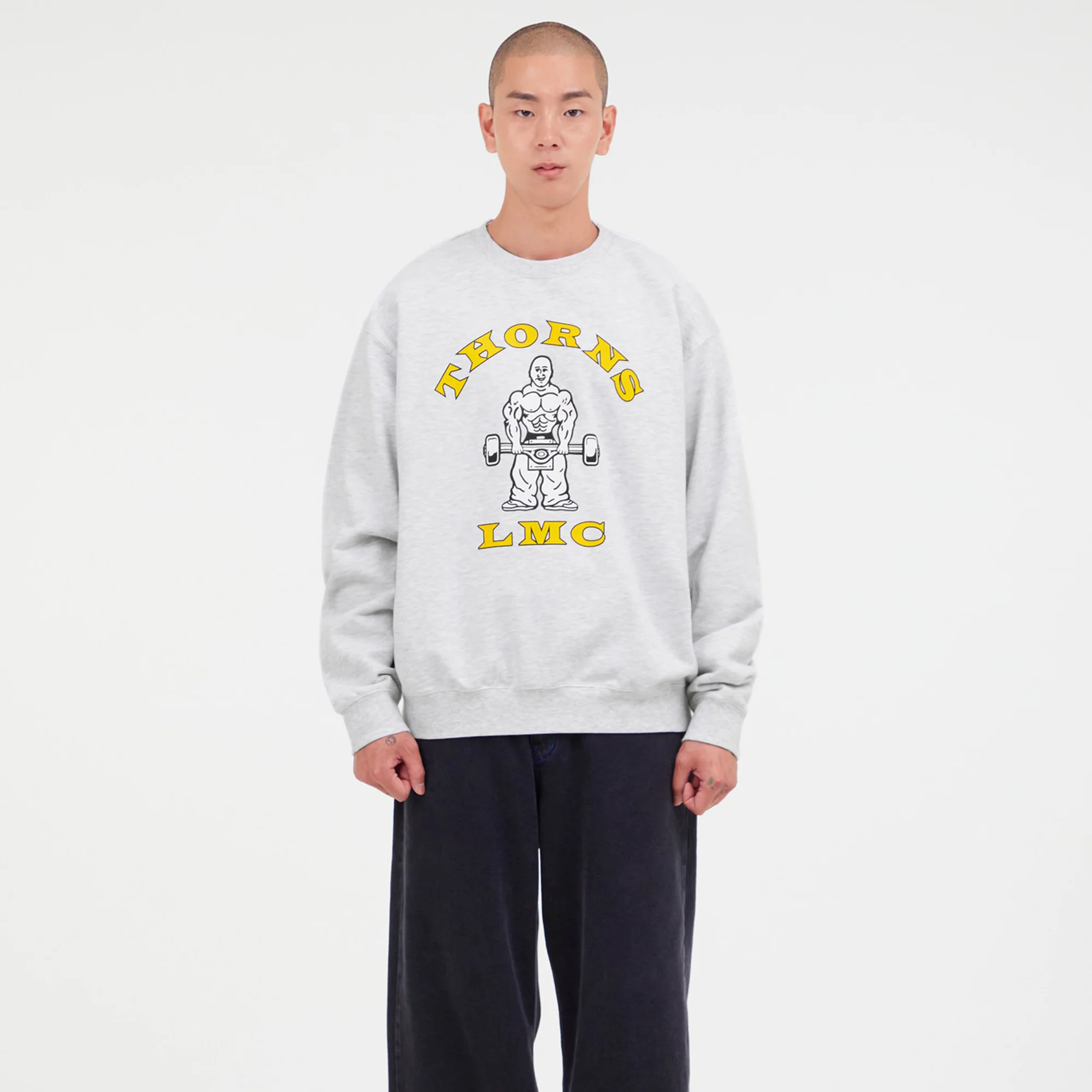 Lost Management Cities Mens Thorns Muscle Sweatshirt - Image 2