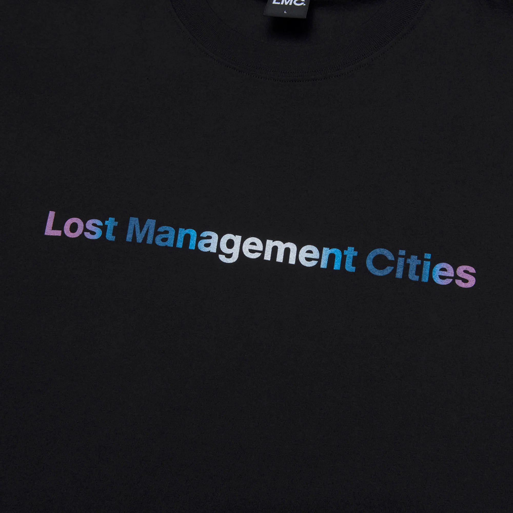 LMC Mens Gradiant Organic LS Tee 'Black' - Image 4