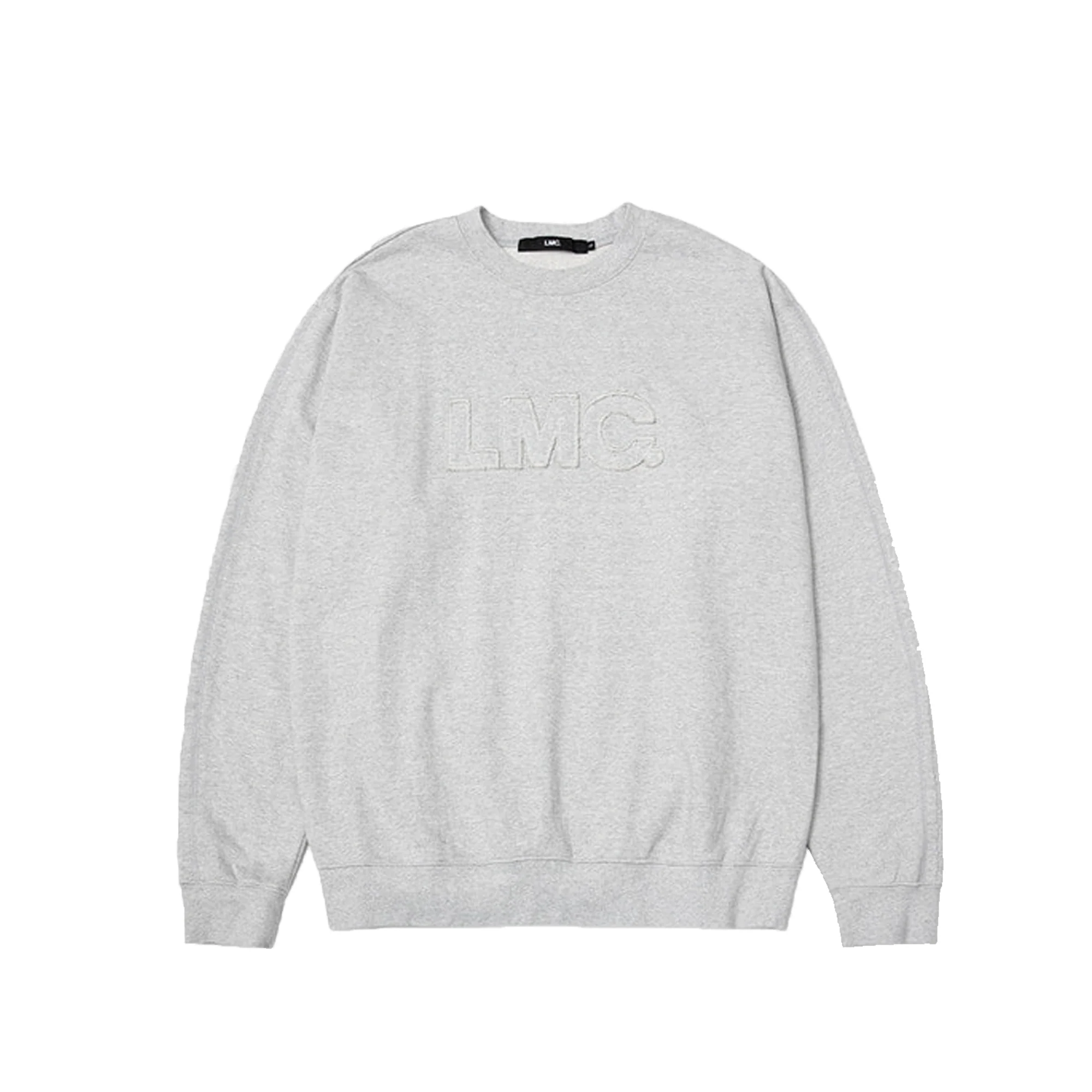 Lost Management Cities Mens OG Applique Sweatshirt 'Heather Gray'