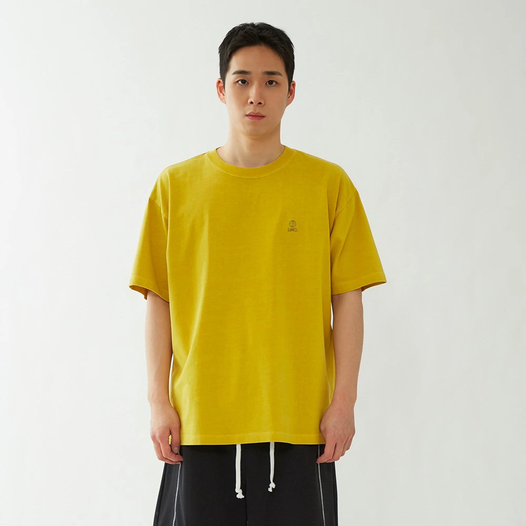 LMC Overdyed Globe Tee 'Mustard' - Image 4