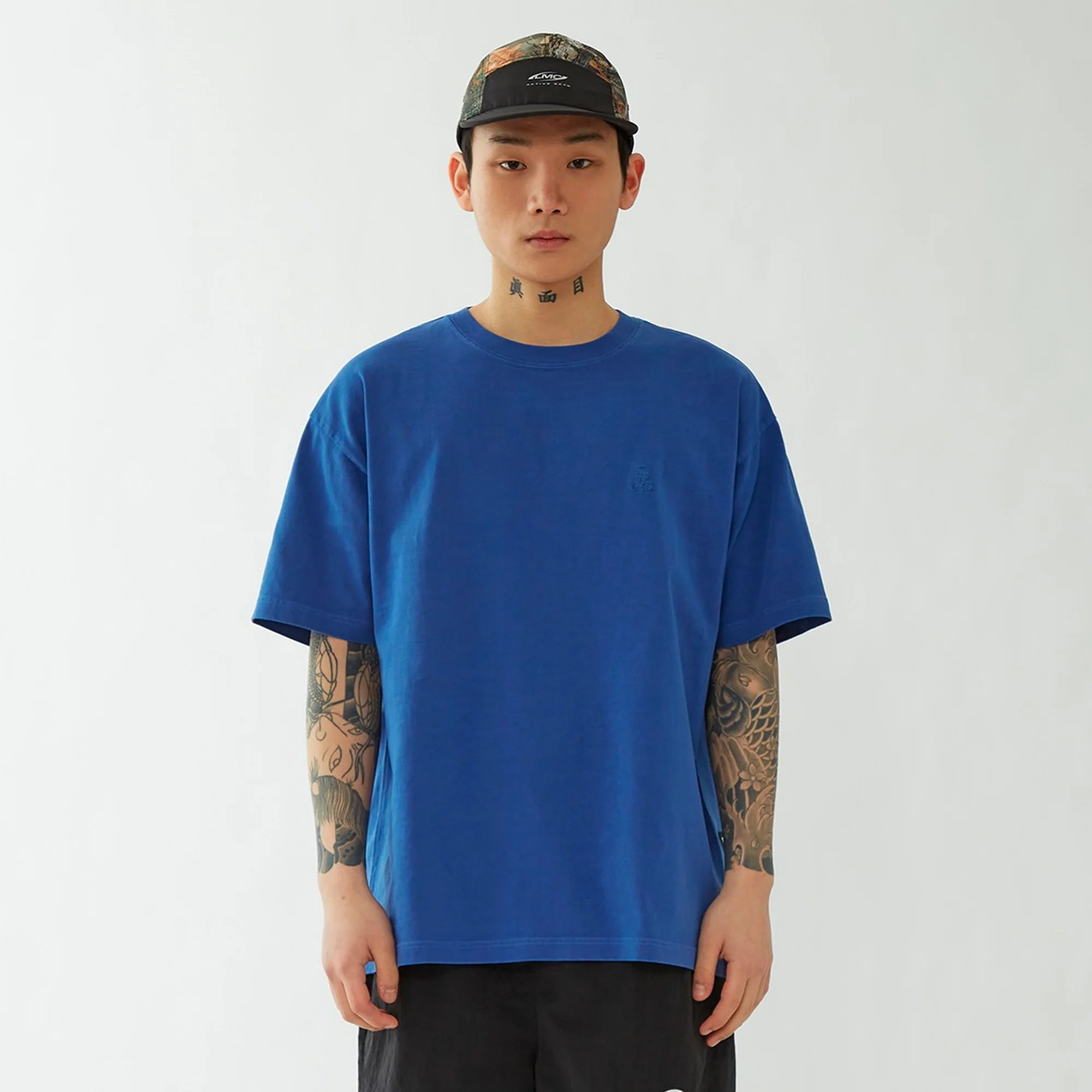LMC Overdyed Globe Tee 'Blue' - Image 4