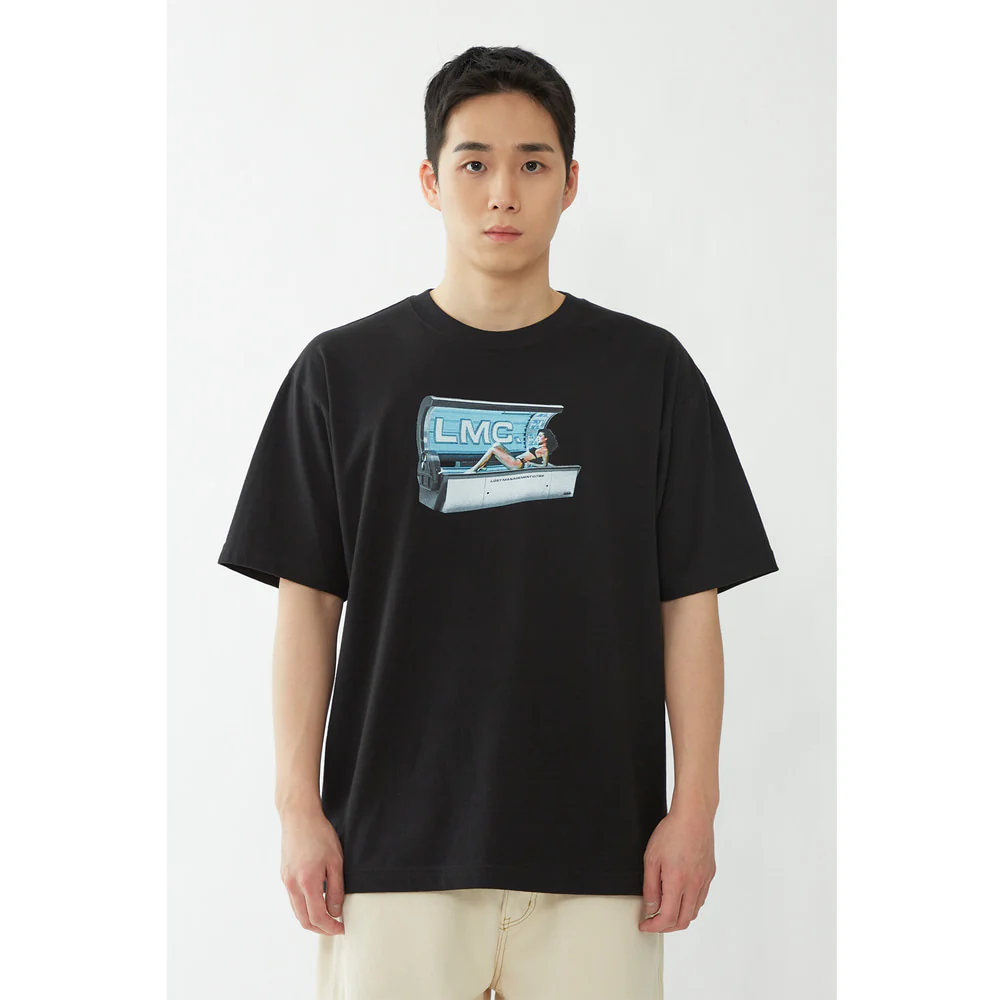 Lost Management Cities Tanning T-Shirt 'Black' - Image 4